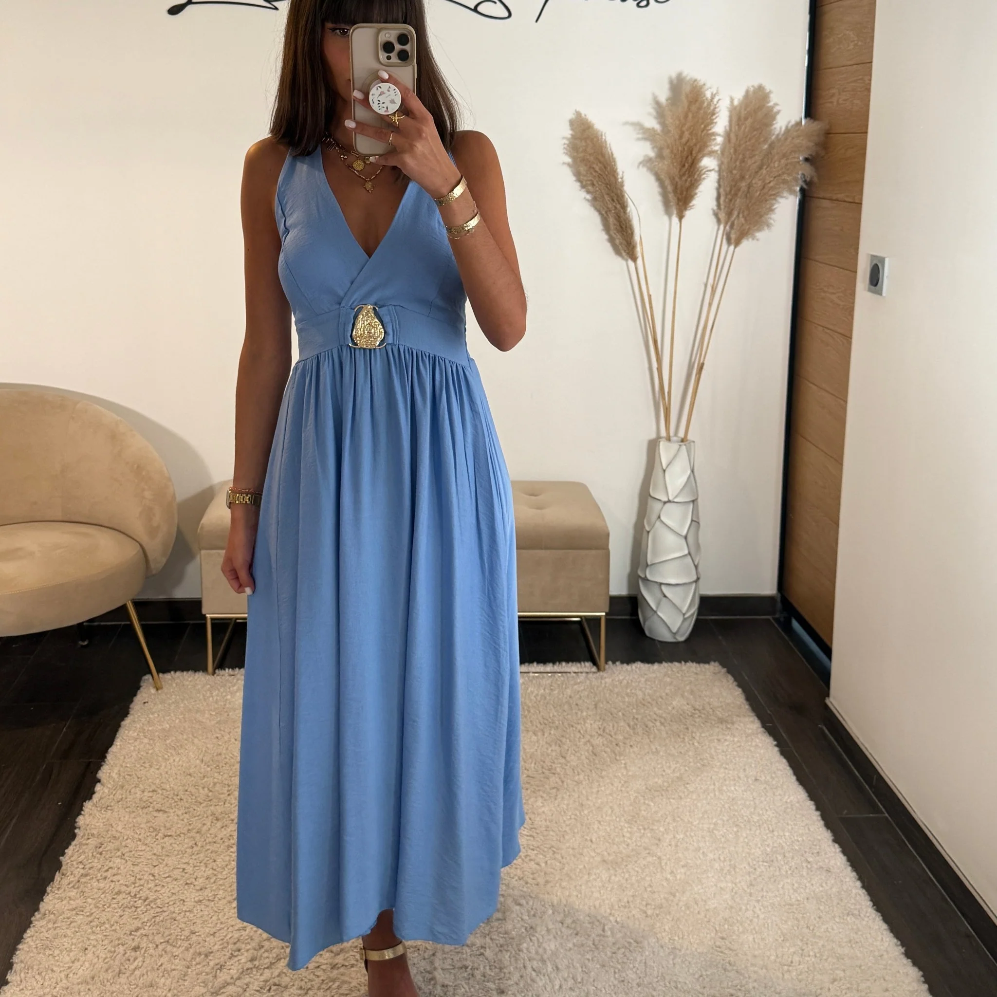 ROBE BLEU CORRINA
