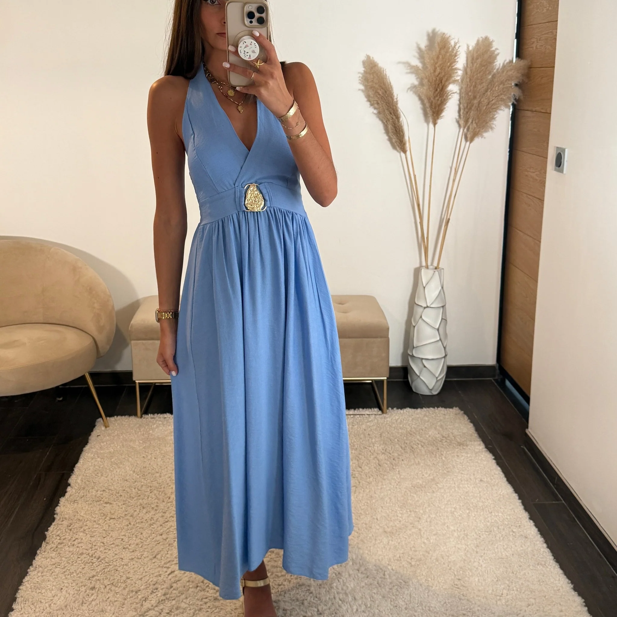 ROBE BLEU CORRINA - Image 2