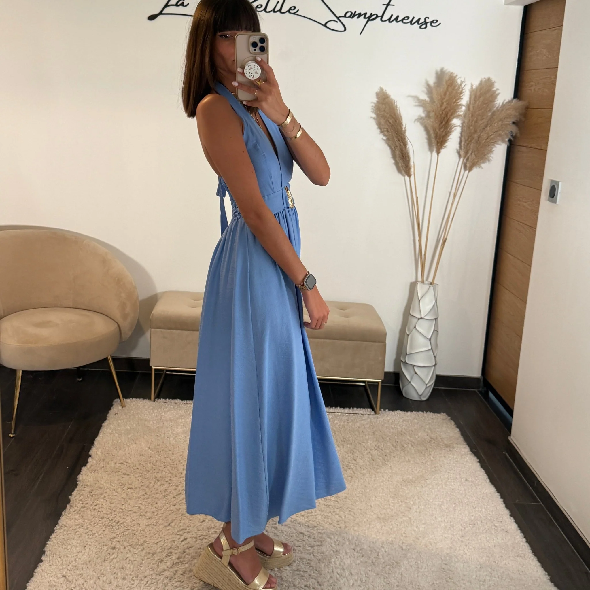 ROBE BLEU CORRINA - Image 4