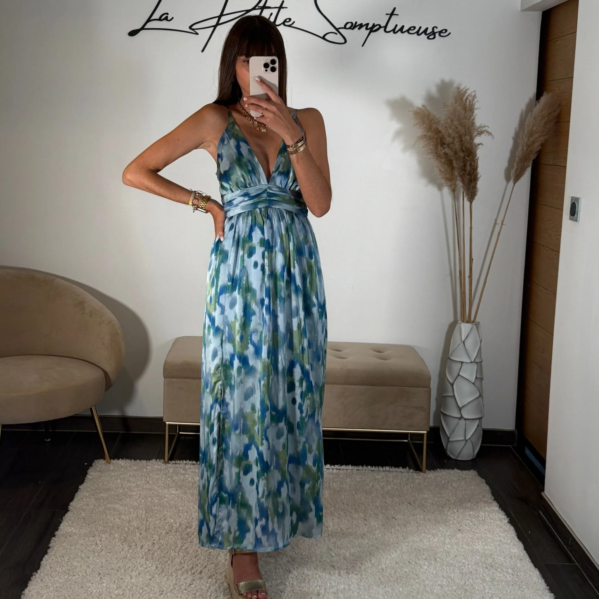 ROBE BLEU NOEMIE