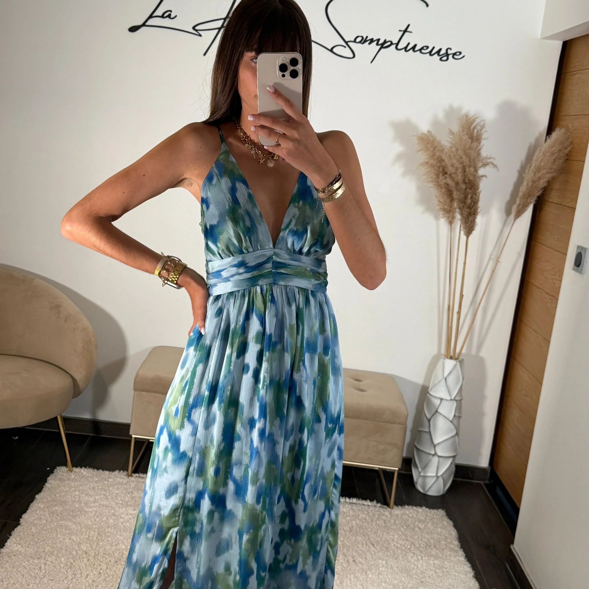 ROBE BLEU NOEMIE - Image 3