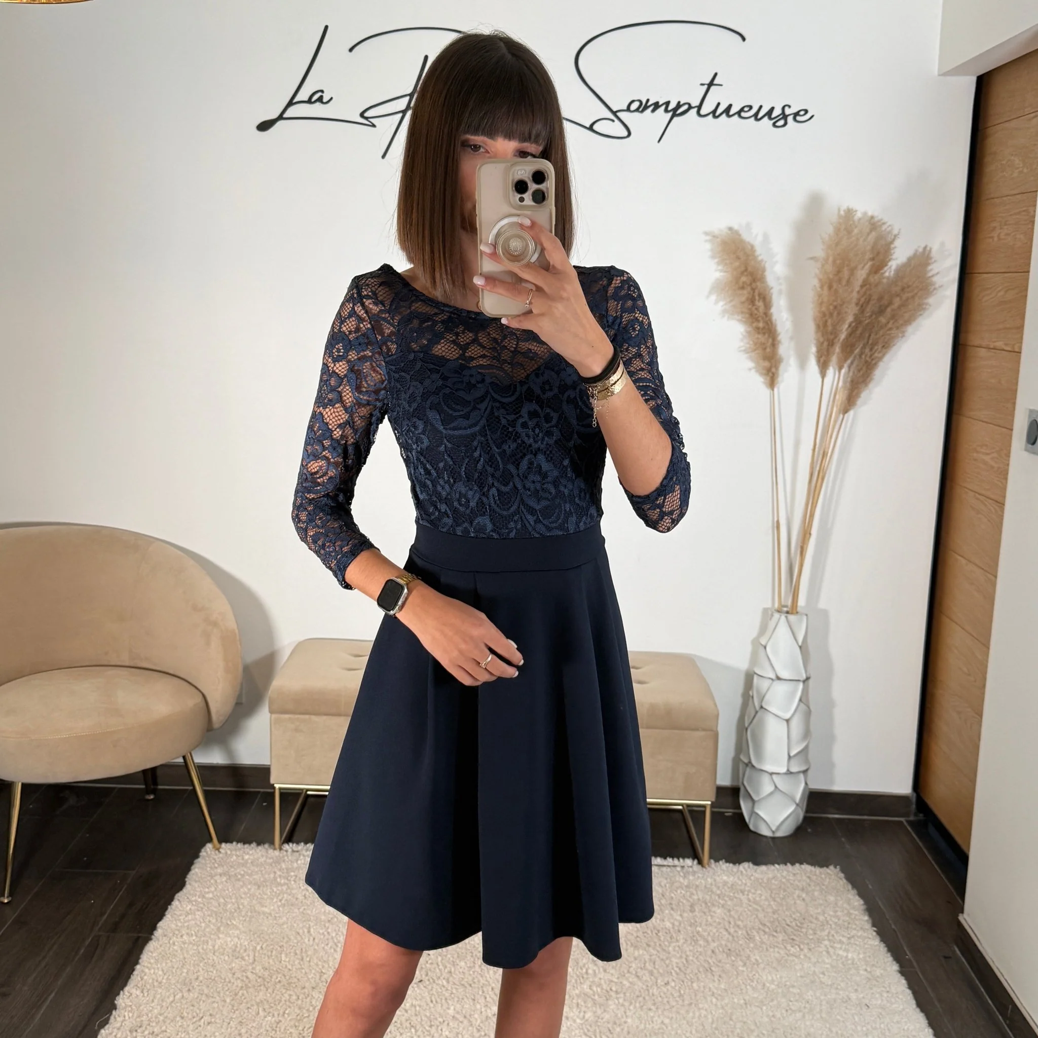 ROBE BLEUE ANGELA - Image 2