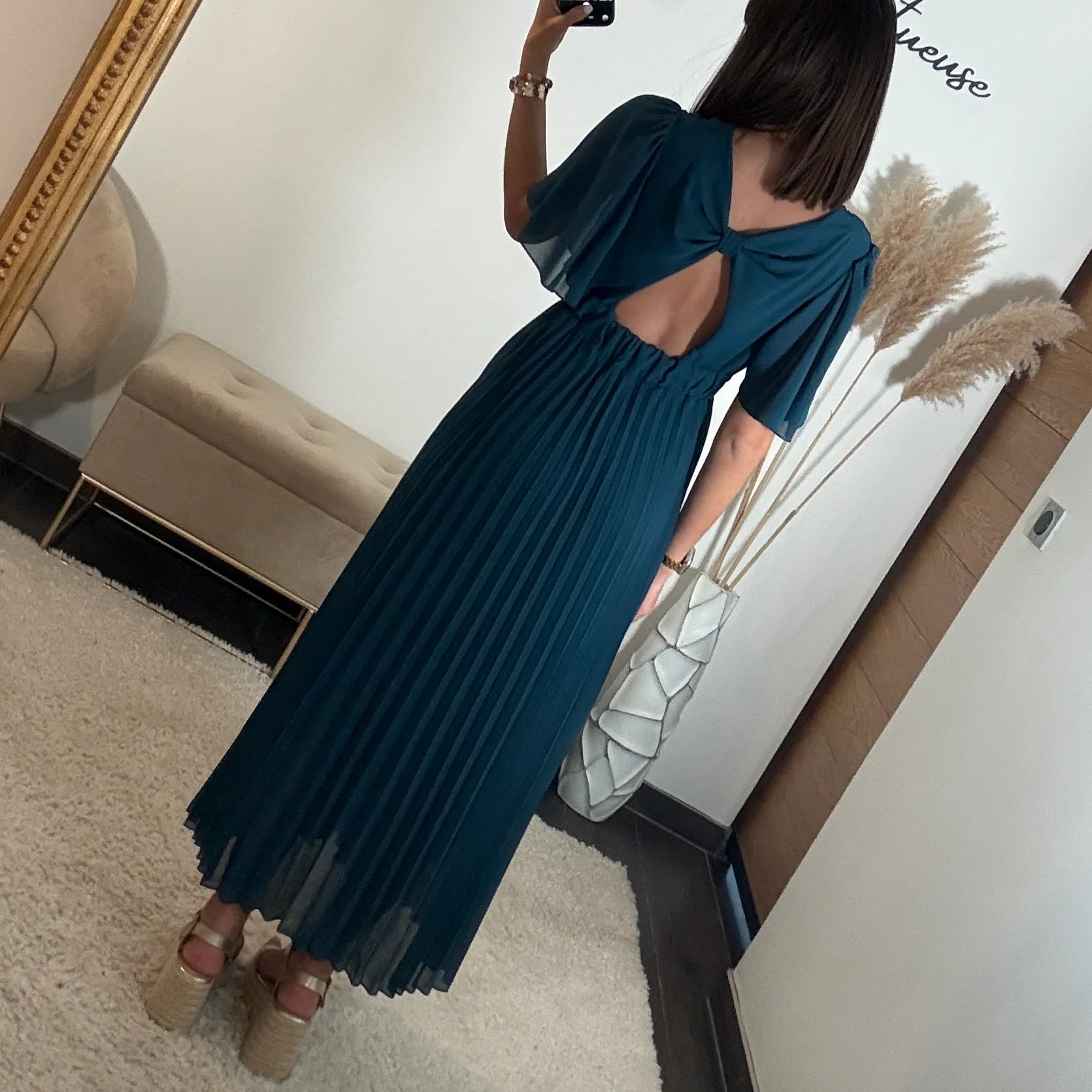 ROBE BLEUE FLORIA