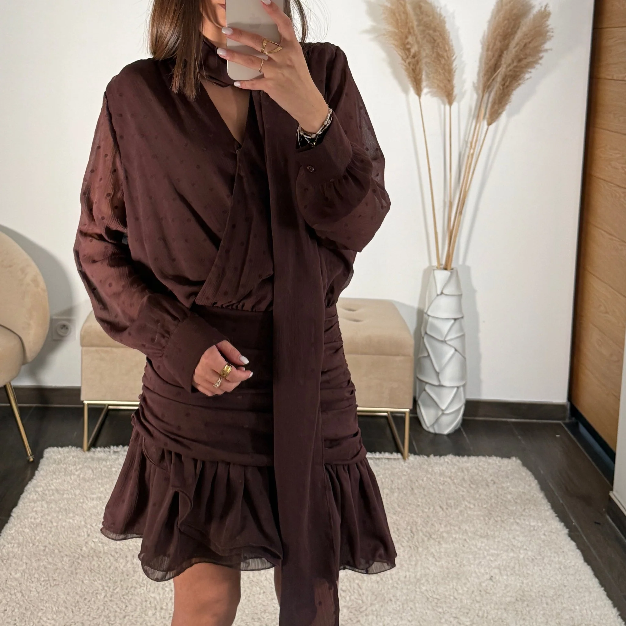 ROBE CHOCO A POIS OLIVIA - Image 3