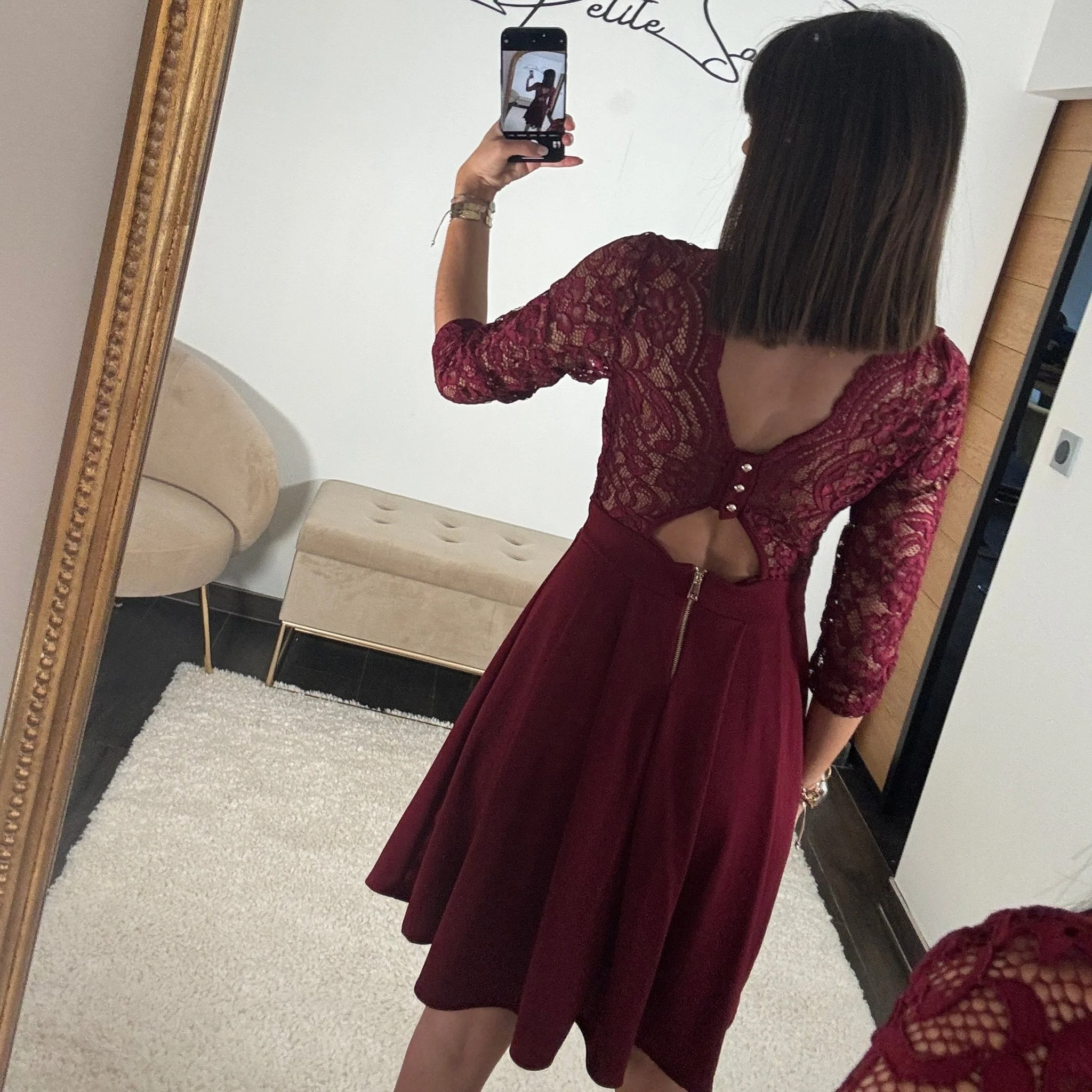 ROBE BORDEAUX ANGELA - Image 2
