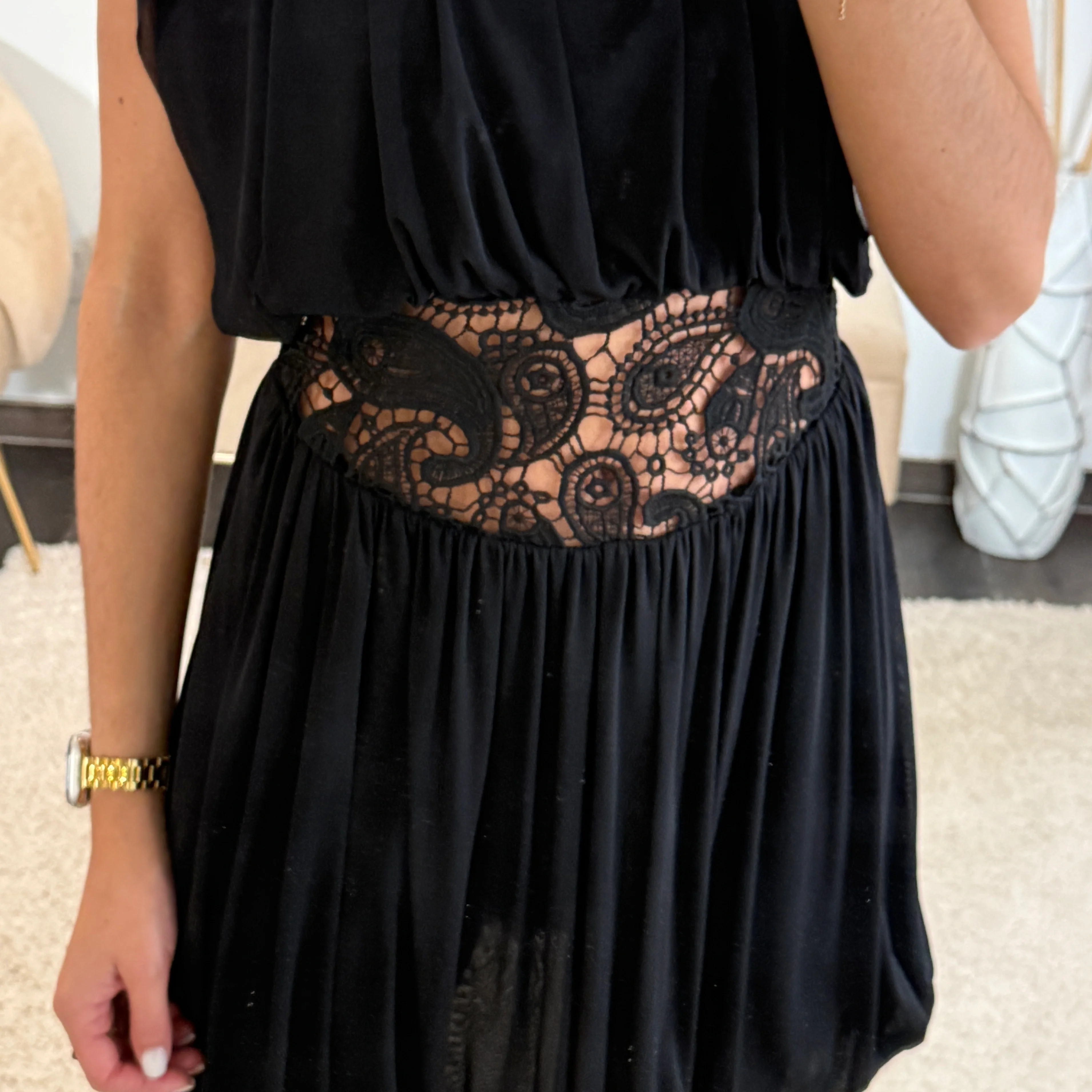 ROBE BRODERIE NOIRE BIANCA - Image 3