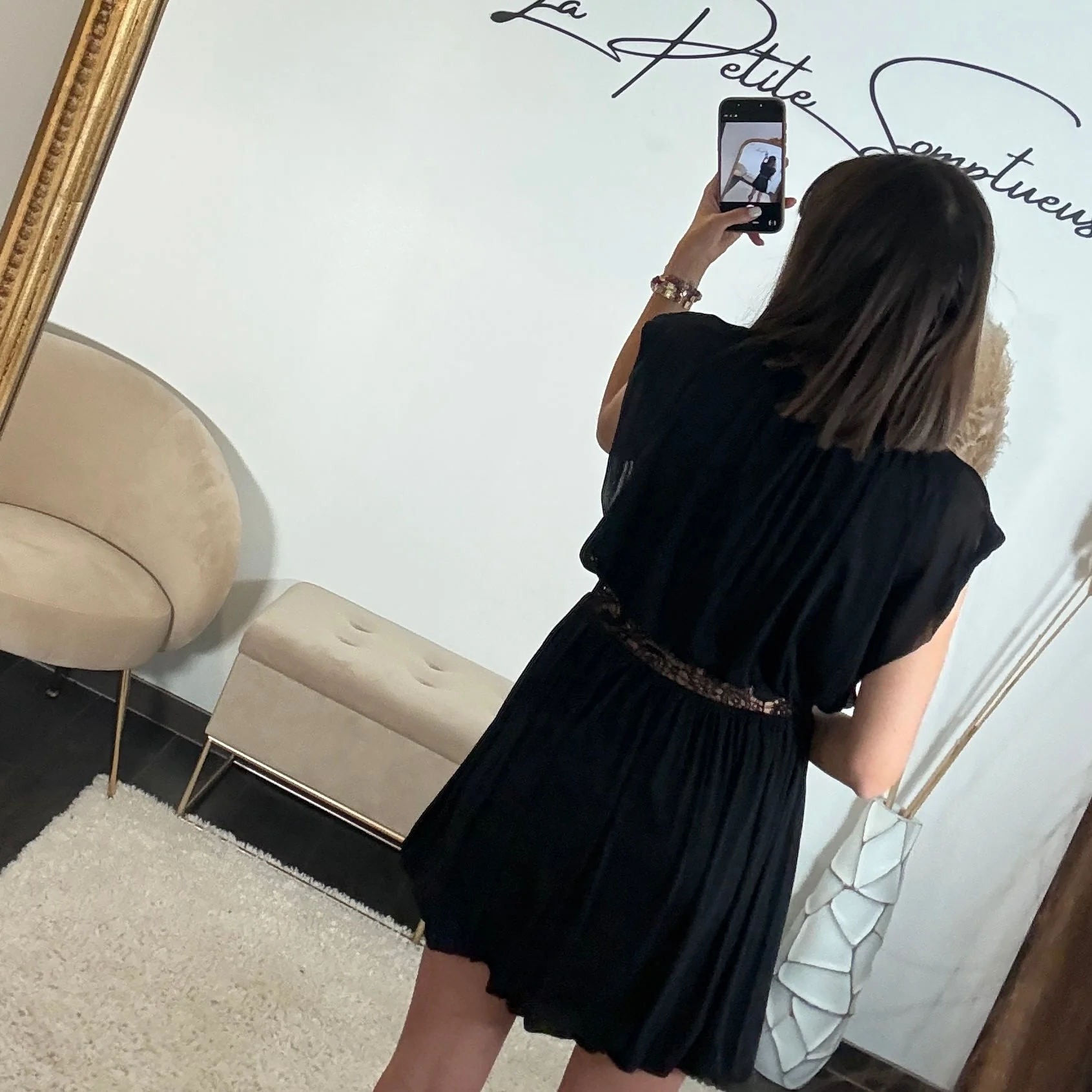 ROBE BRODERIE NOIRE BIANCA - Image 4
