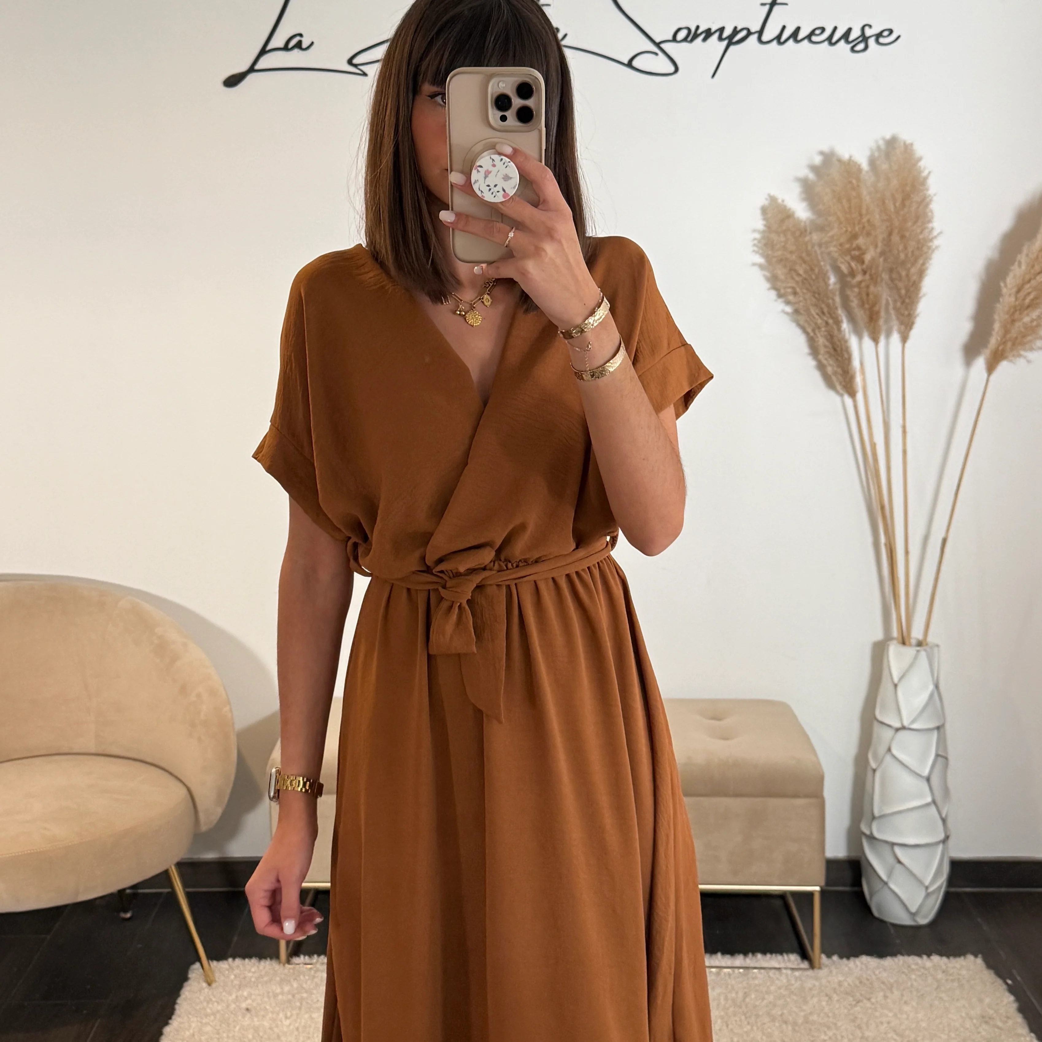 ROBE CAMEL CHLOE - Image 3