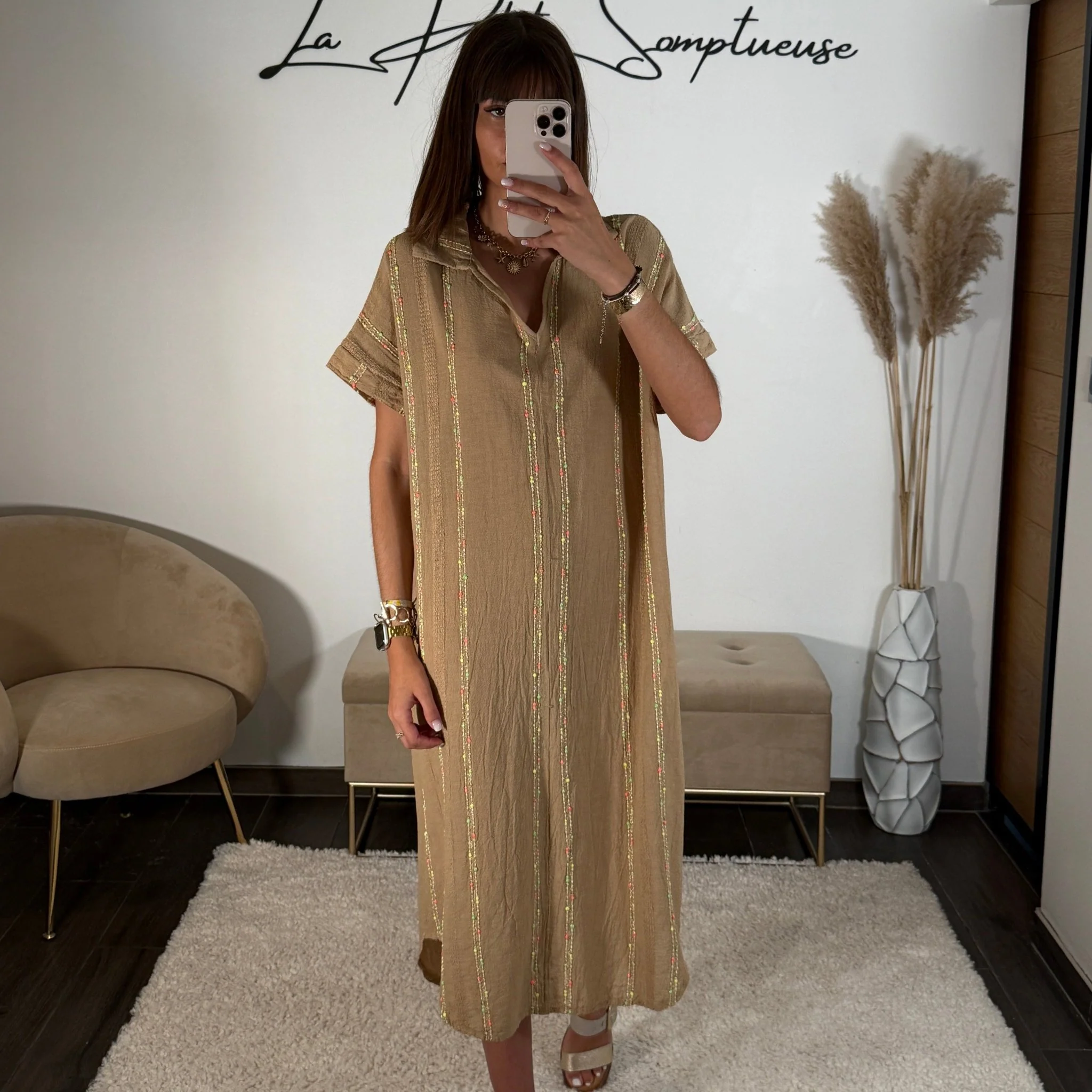 ROBE CAMEL LIN EZIA