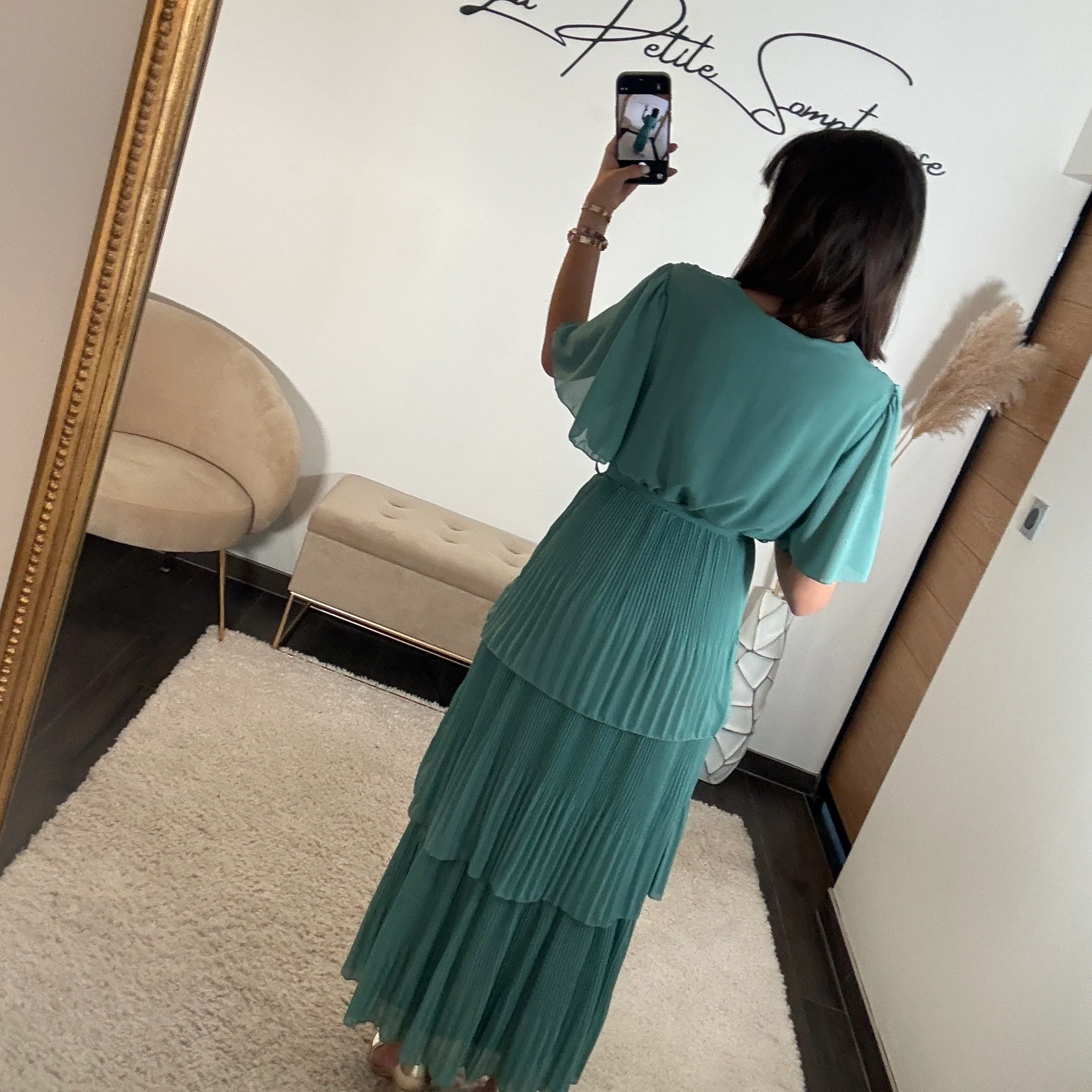 ROBE CELADON APPOLINE - Image 4