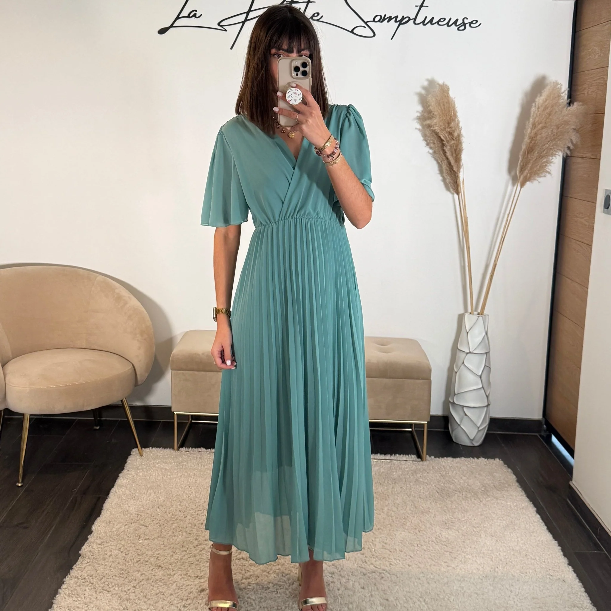 ROBE CELADON FLORIA - Image 2