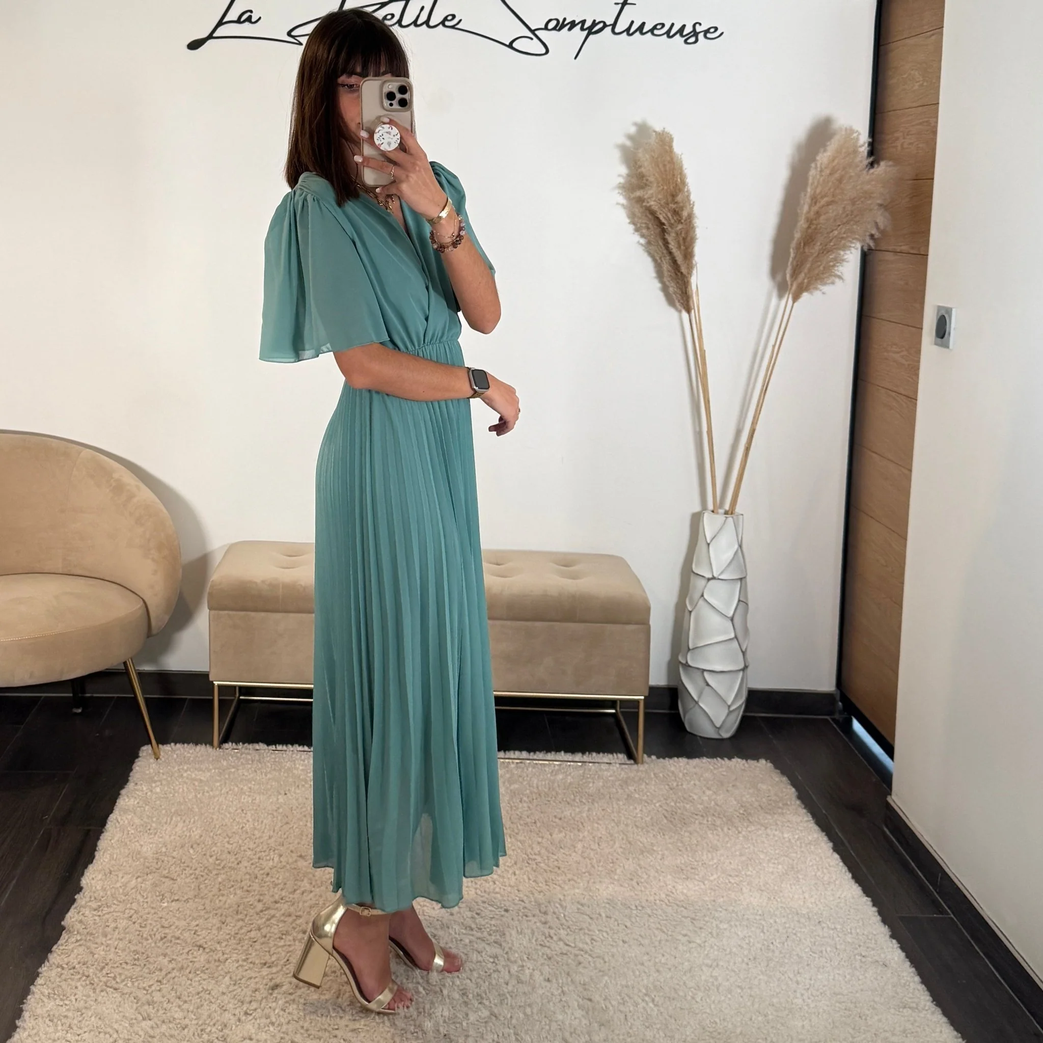 ROBE CELADON FLORIA - Image 3