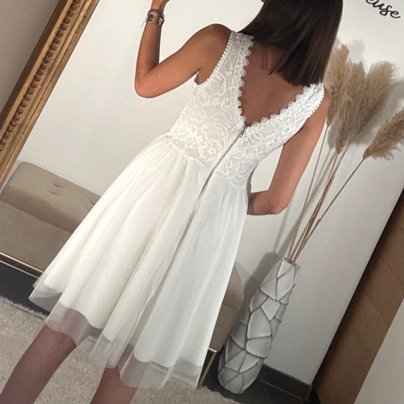 ROBE COURTE BLANCHE MANDY - Image 4