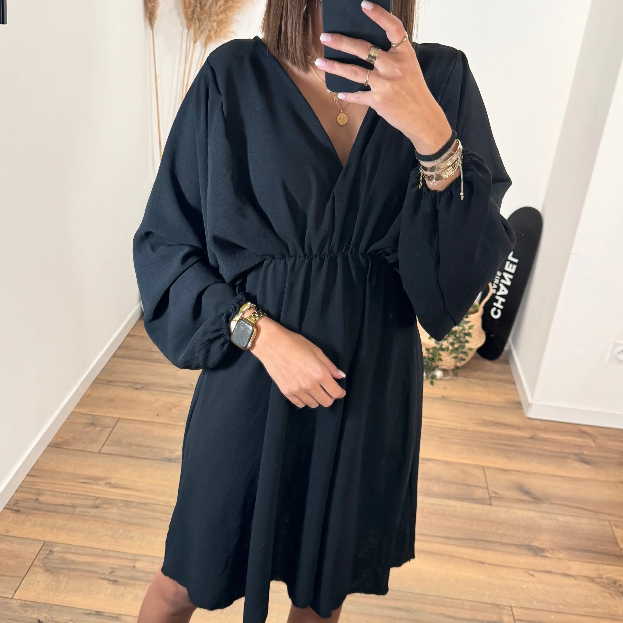 ROBE COURTE NOIRE DOMITILLE - Image 3