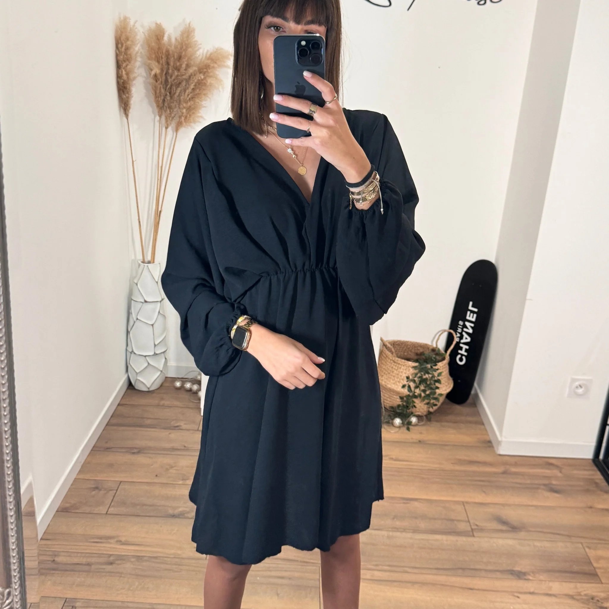 ROBE COURTE NOIRE DOMITILLE - Image 5