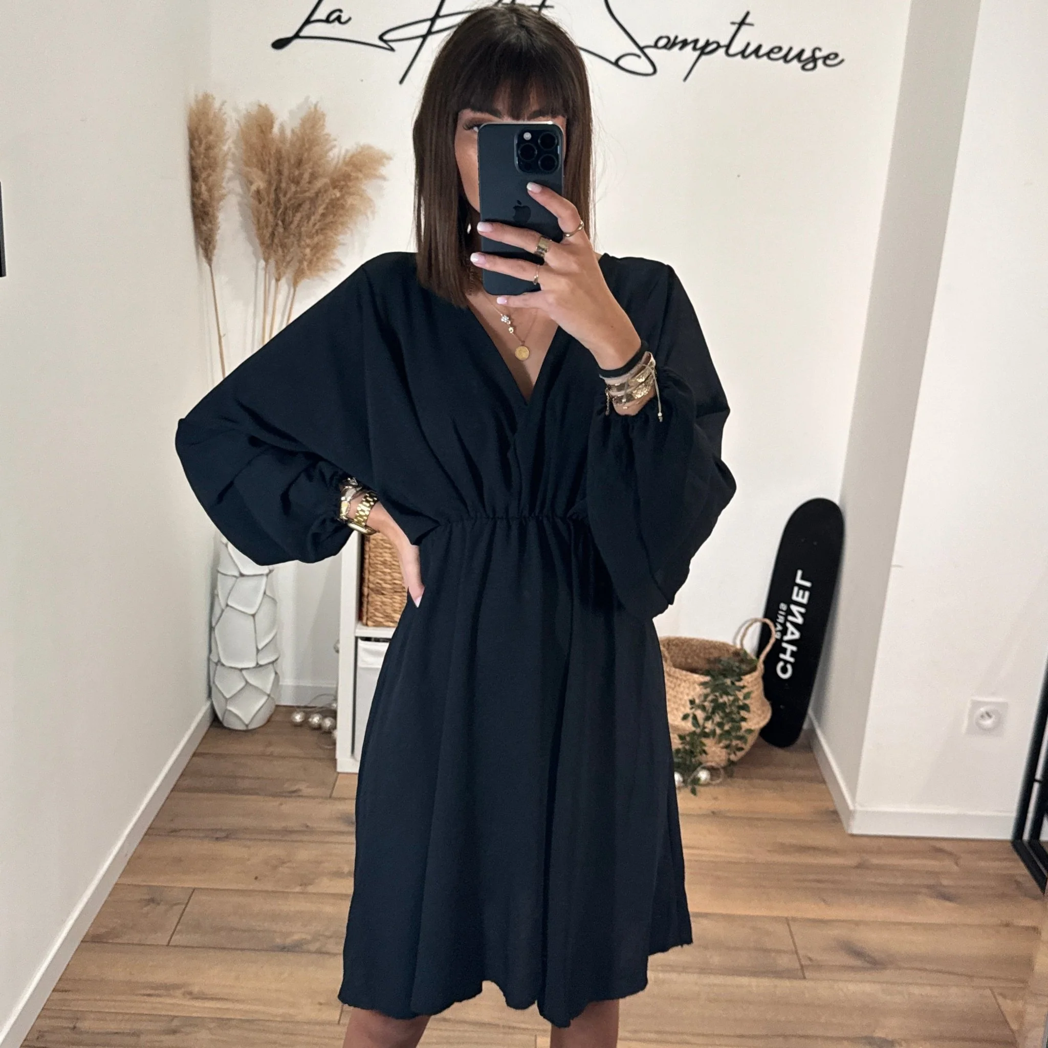 ROBE COURTE NOIRE DOMITILLE - Image 6