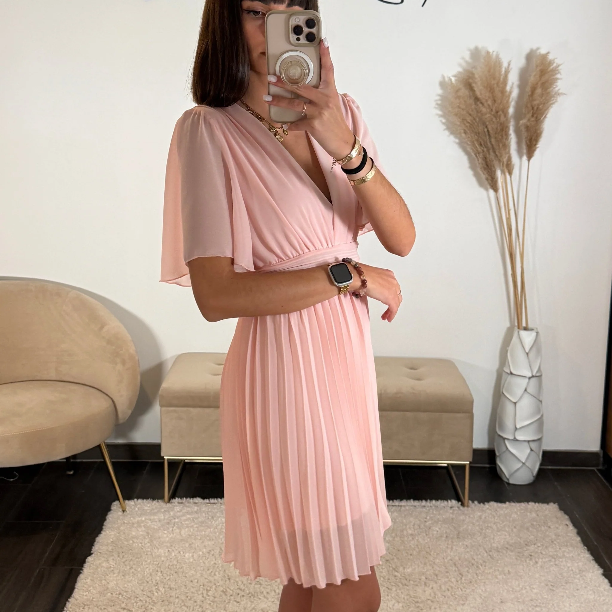 ROBE COURTE ROSE RACHEL - Image 3