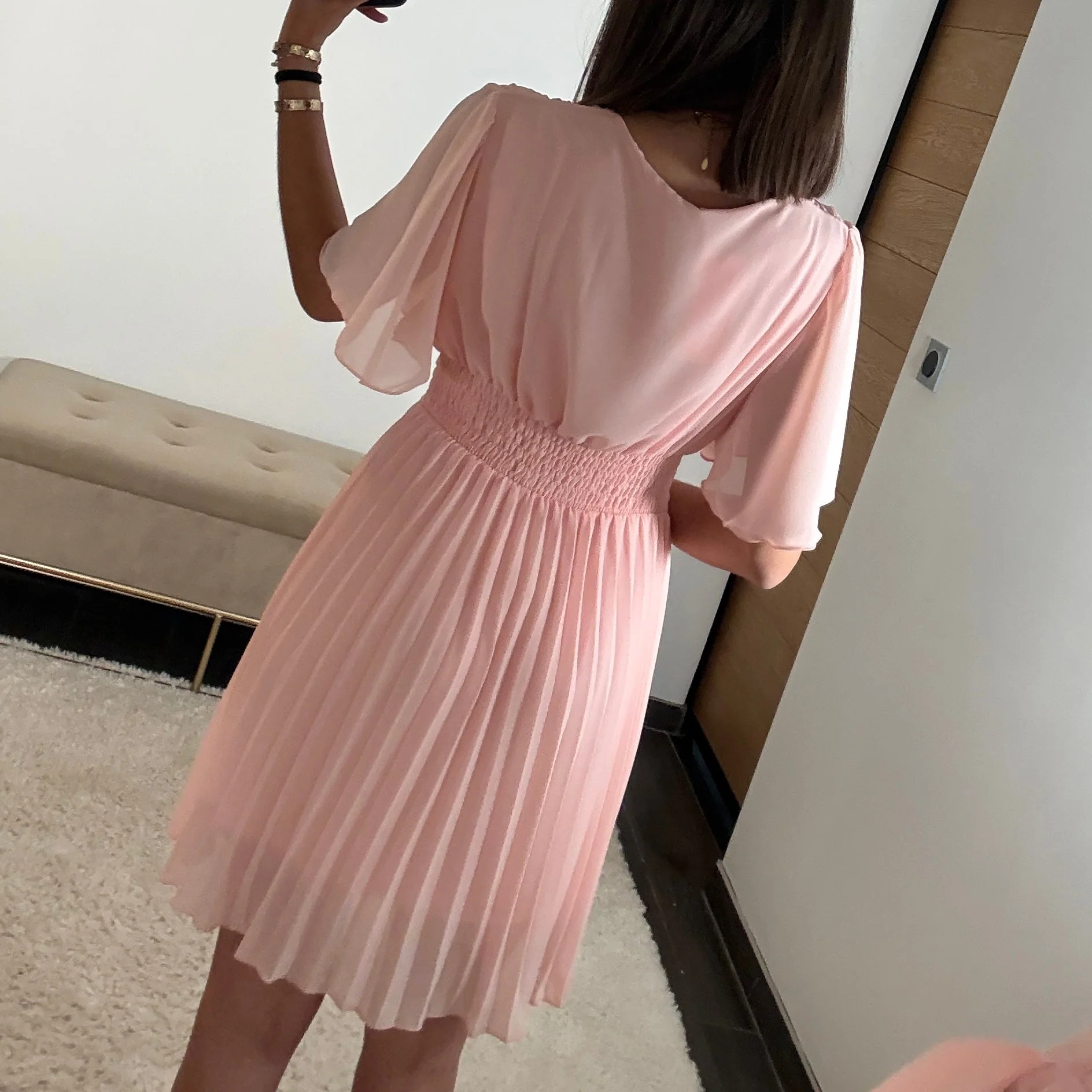 ROBE COURTE ROSE RACHEL - Image 4