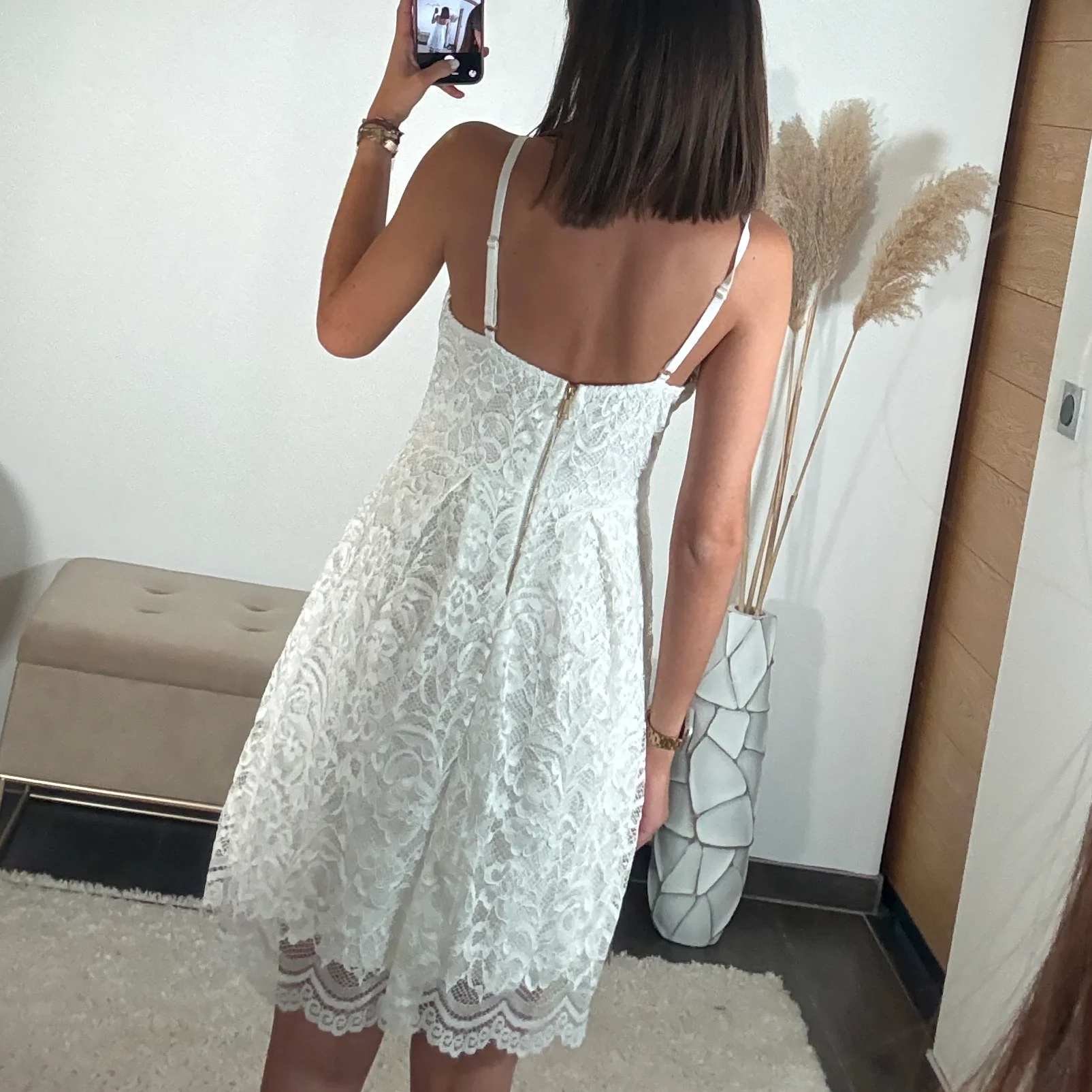 ROBE DENTELLE BLANCHE EMILIE - Image 3