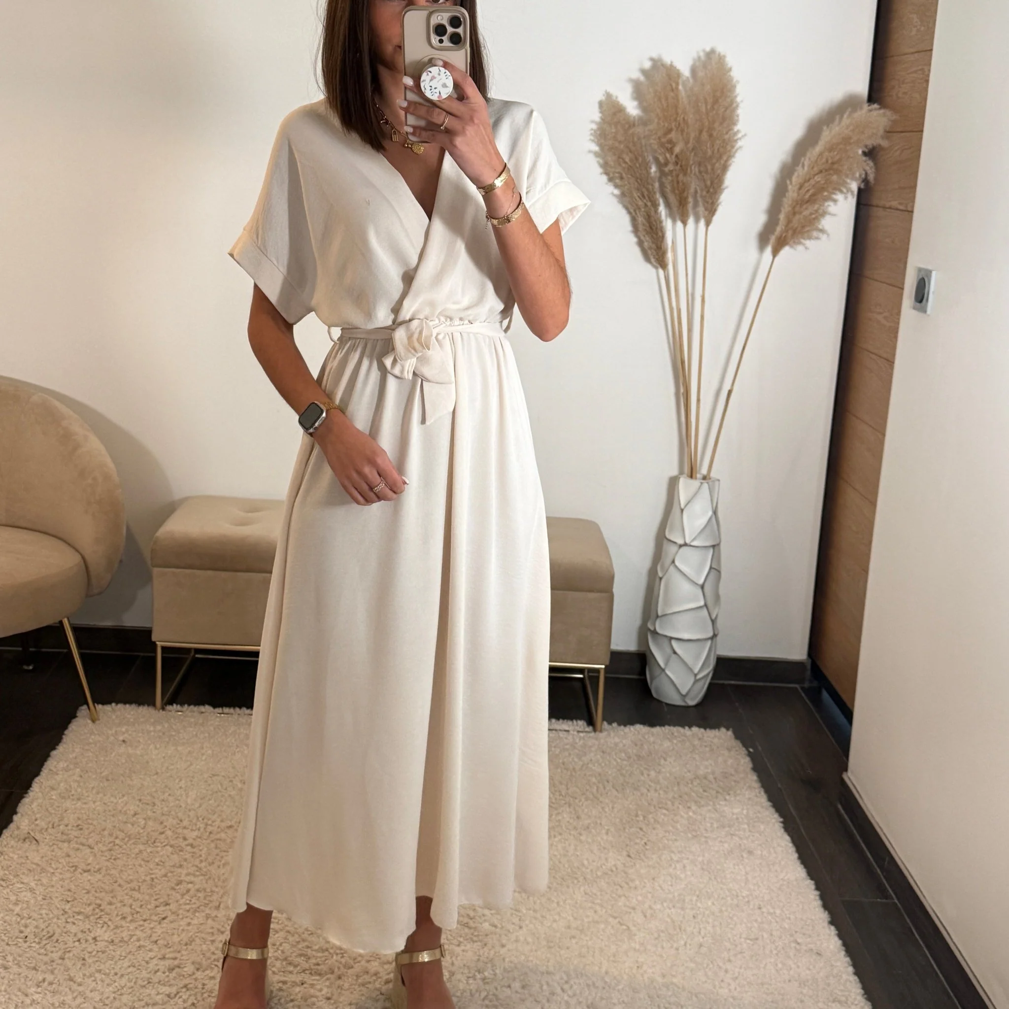 ROBE ECRU CHLOE