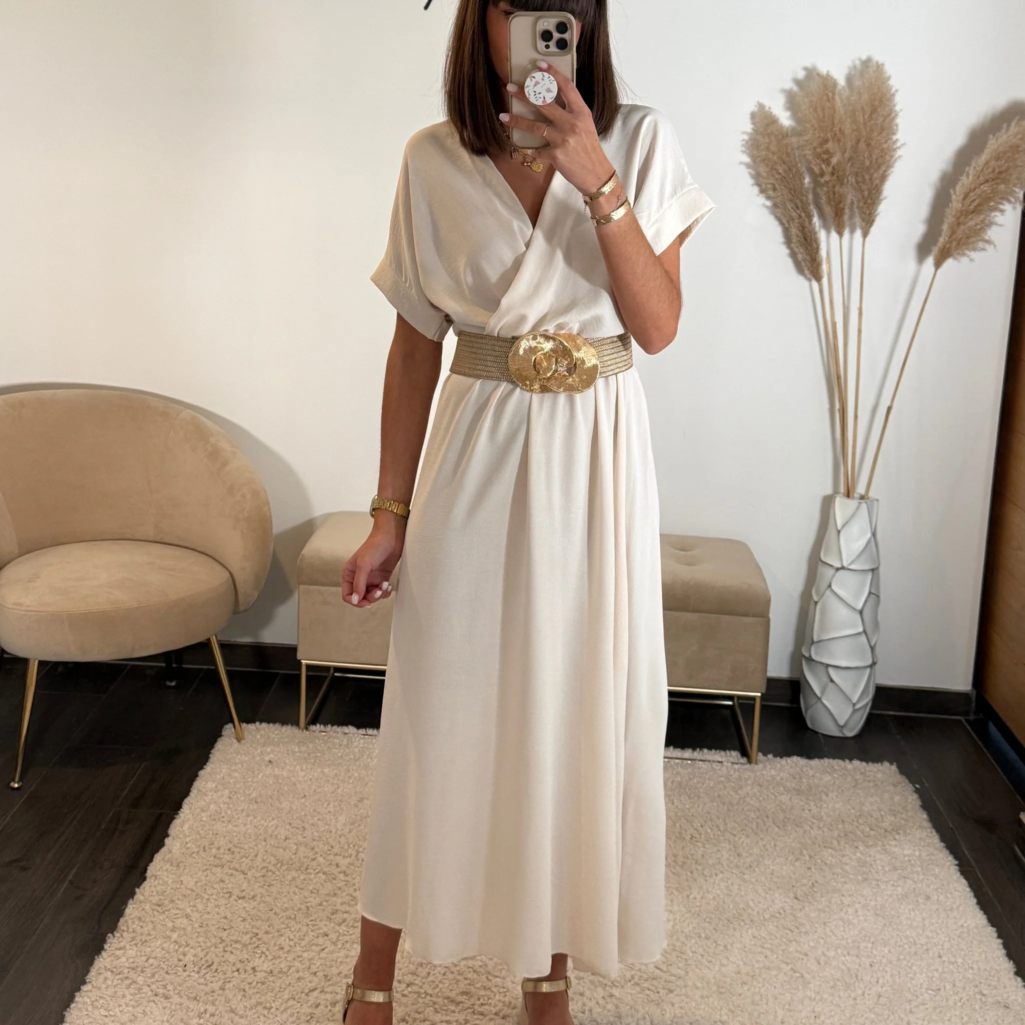 ROBE ECRU CHLOE - Image 5