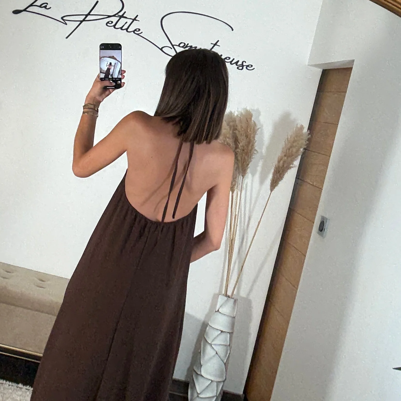 ROBE ETOILE DE MER CHOCOLAT - Image 5