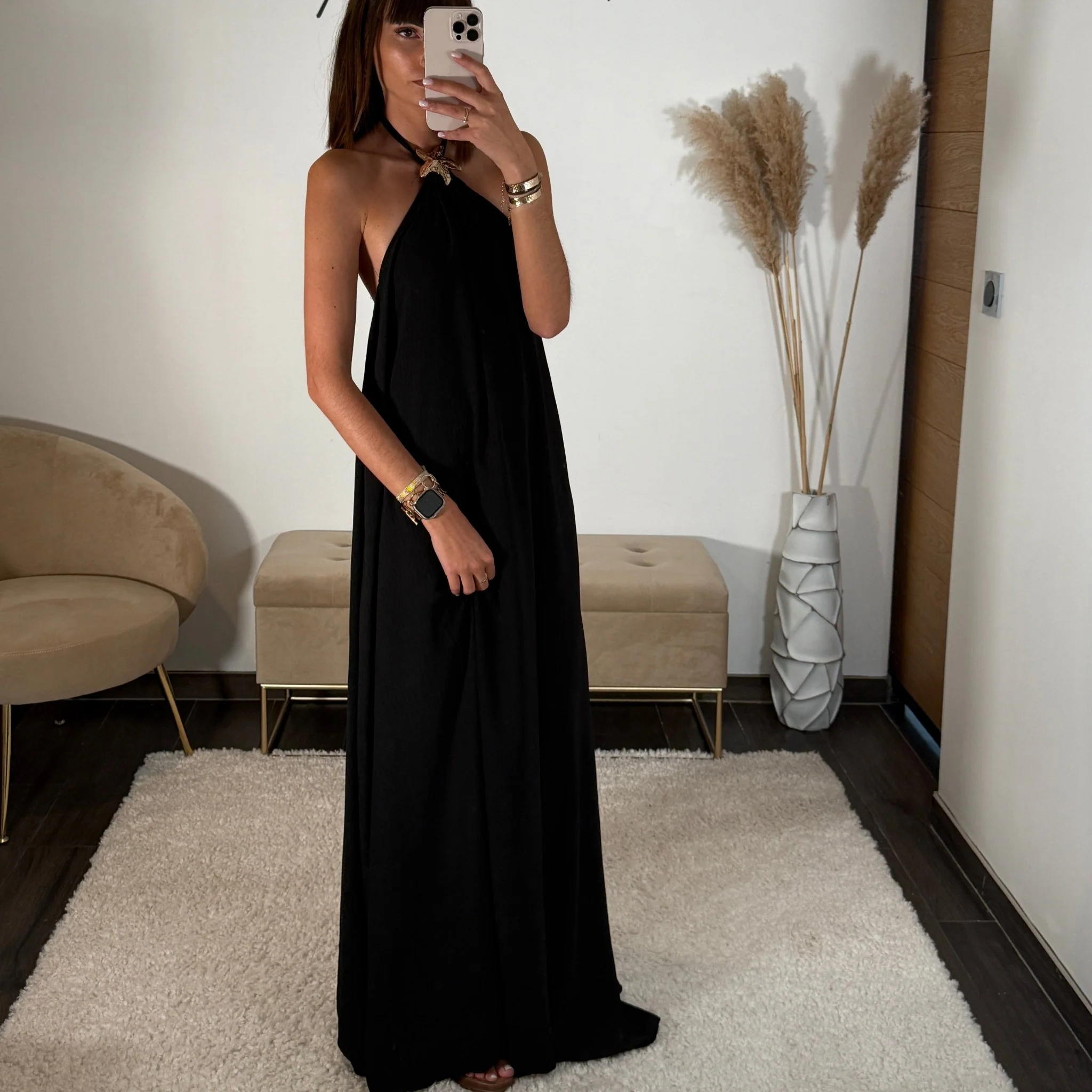 ROBE ETOILE DE MER NOIRE - Image 4