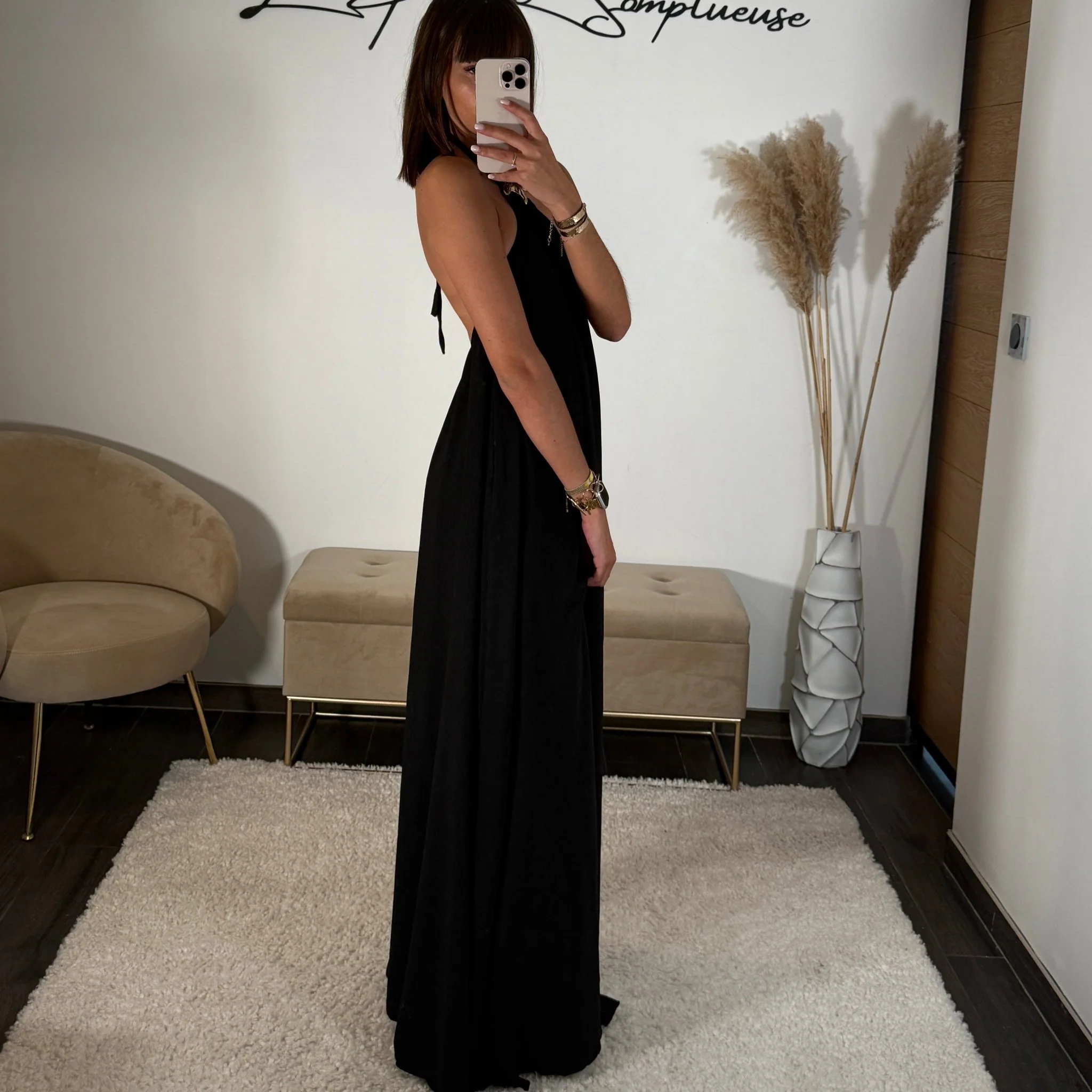 ROBE ETOILE DE MER NOIRE - Image 5