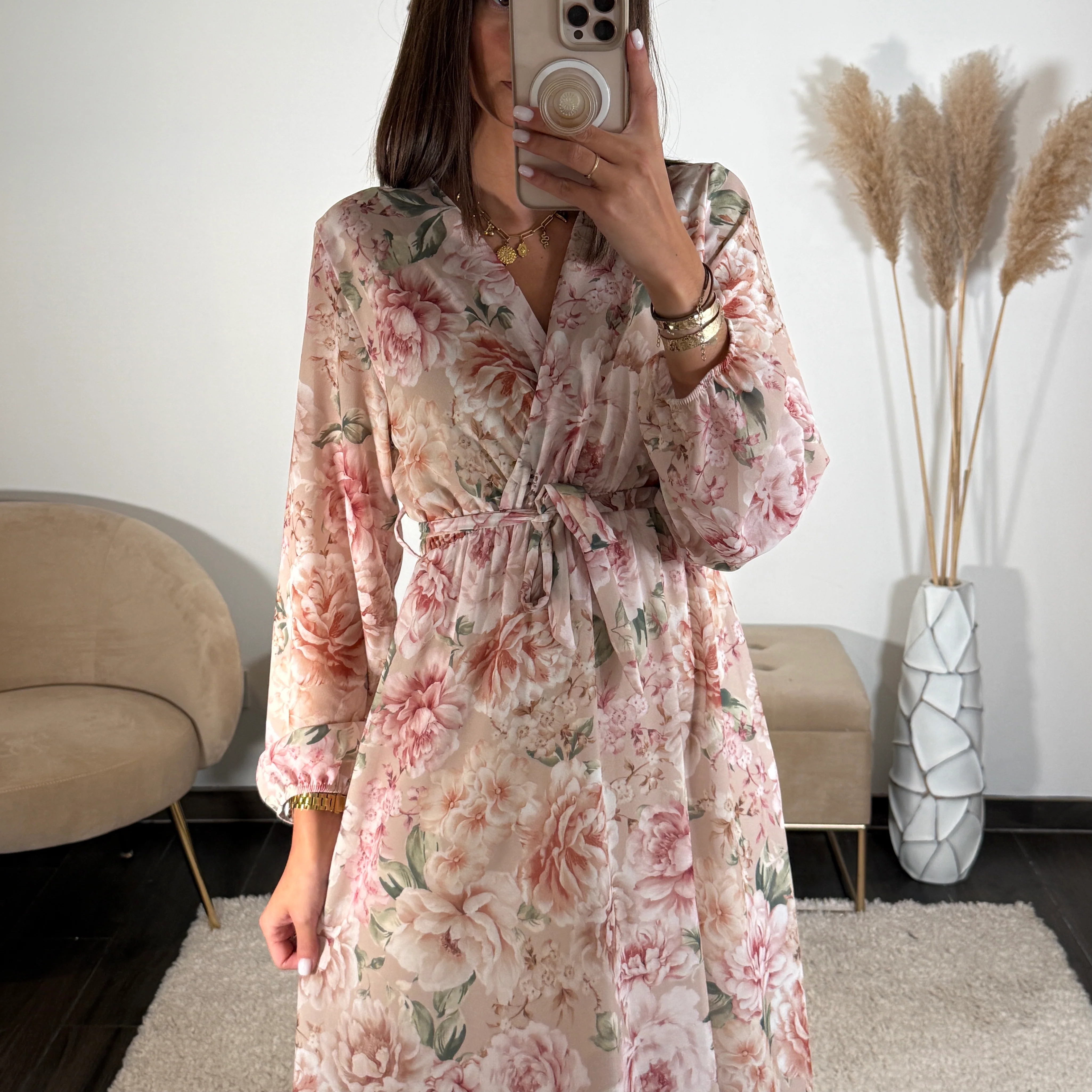 ROBE FLEURIE ROSE HORTENSE - Image 2