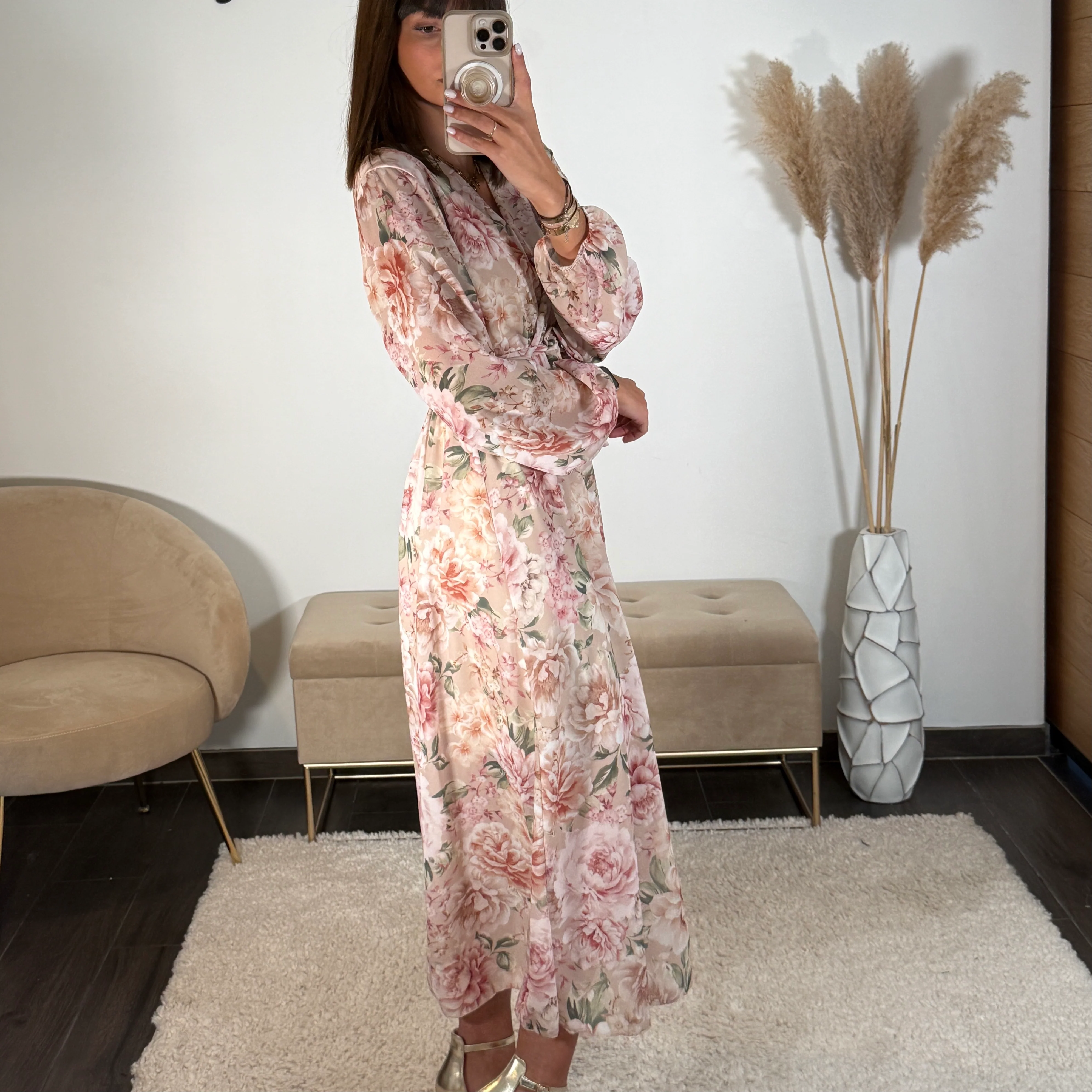 ROBE FLEURIE ROSE HORTENSE - Image 3