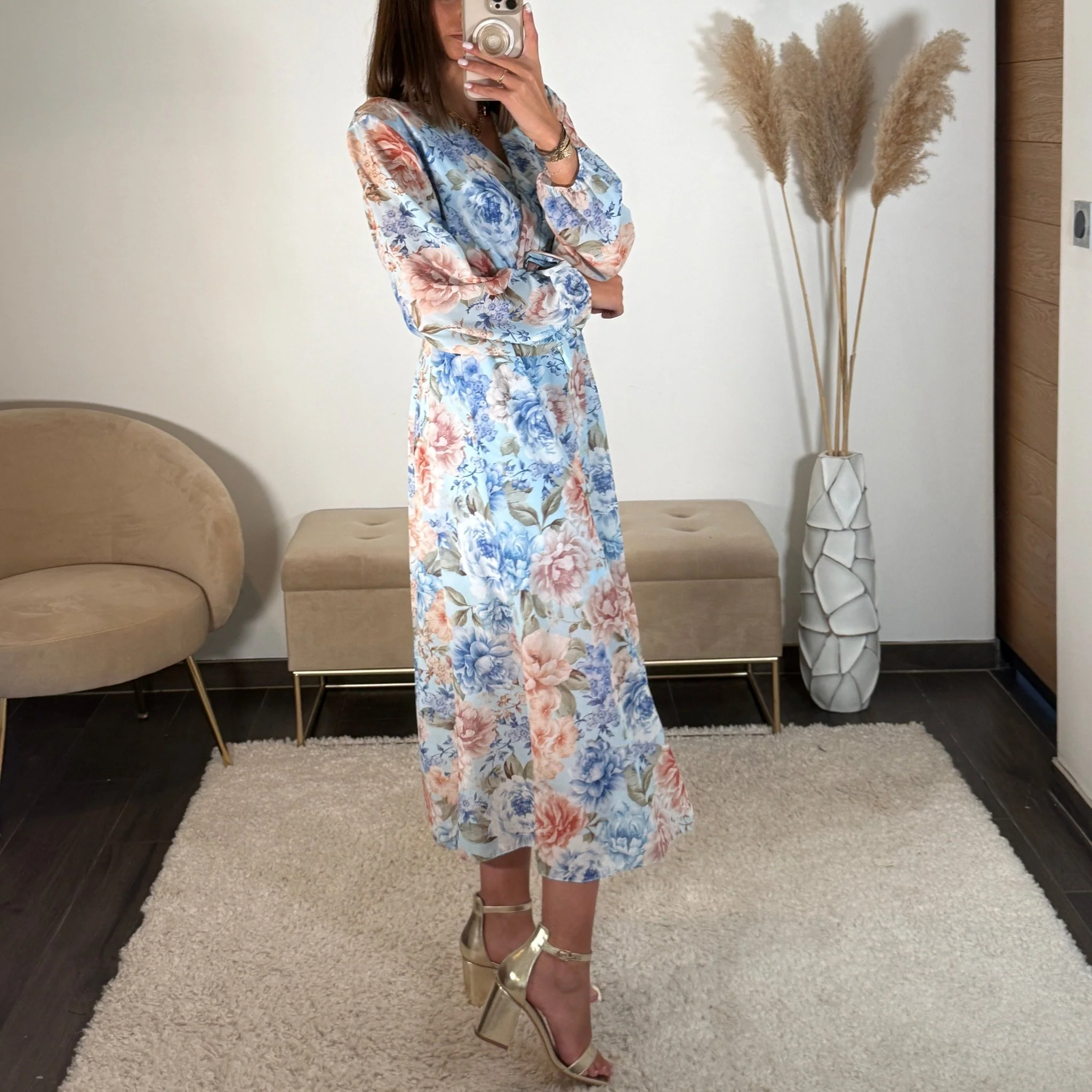 ROBE FLEURIE BLEU HORTENSE - Image 4