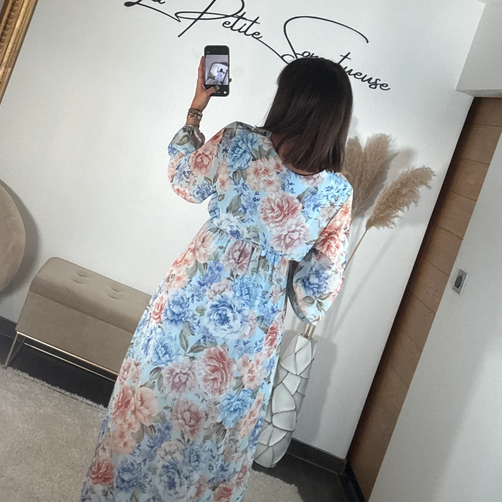 ROBE FLEURIE BLEU HORTENSE - Image 5