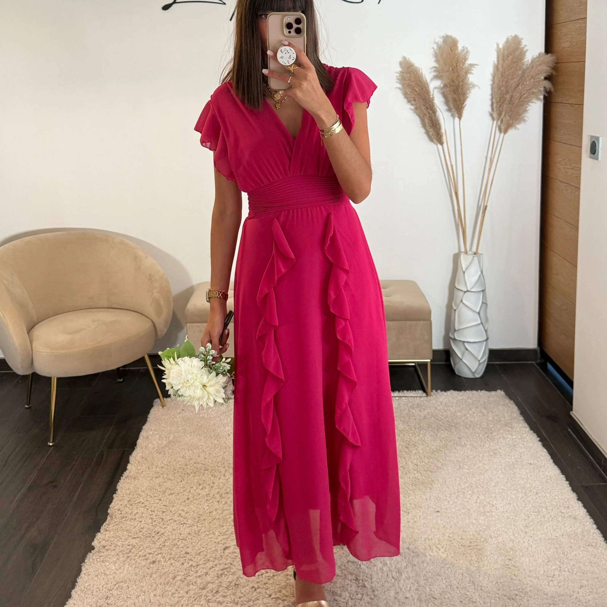 ROBE FUCHSIA ALICIA