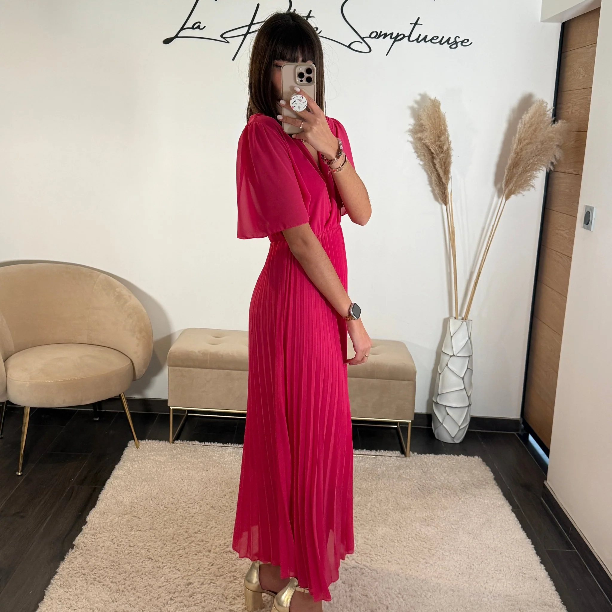 ROBE FUCHSIA FLORIA - Image 3