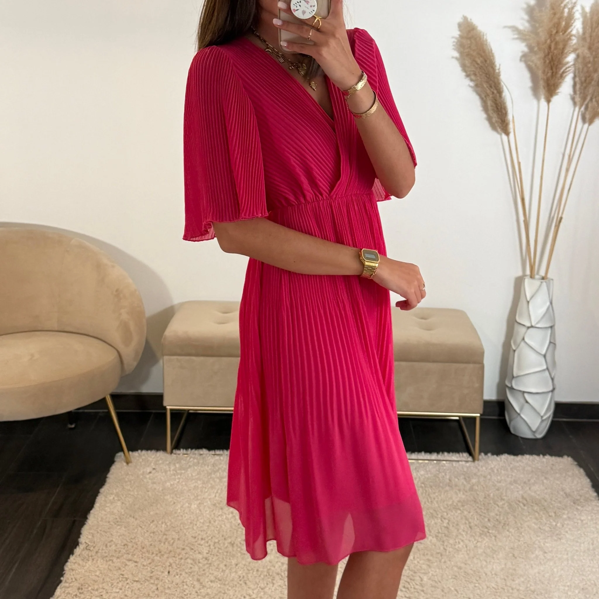 ROBE FUCHSIA HILONA - Image 2