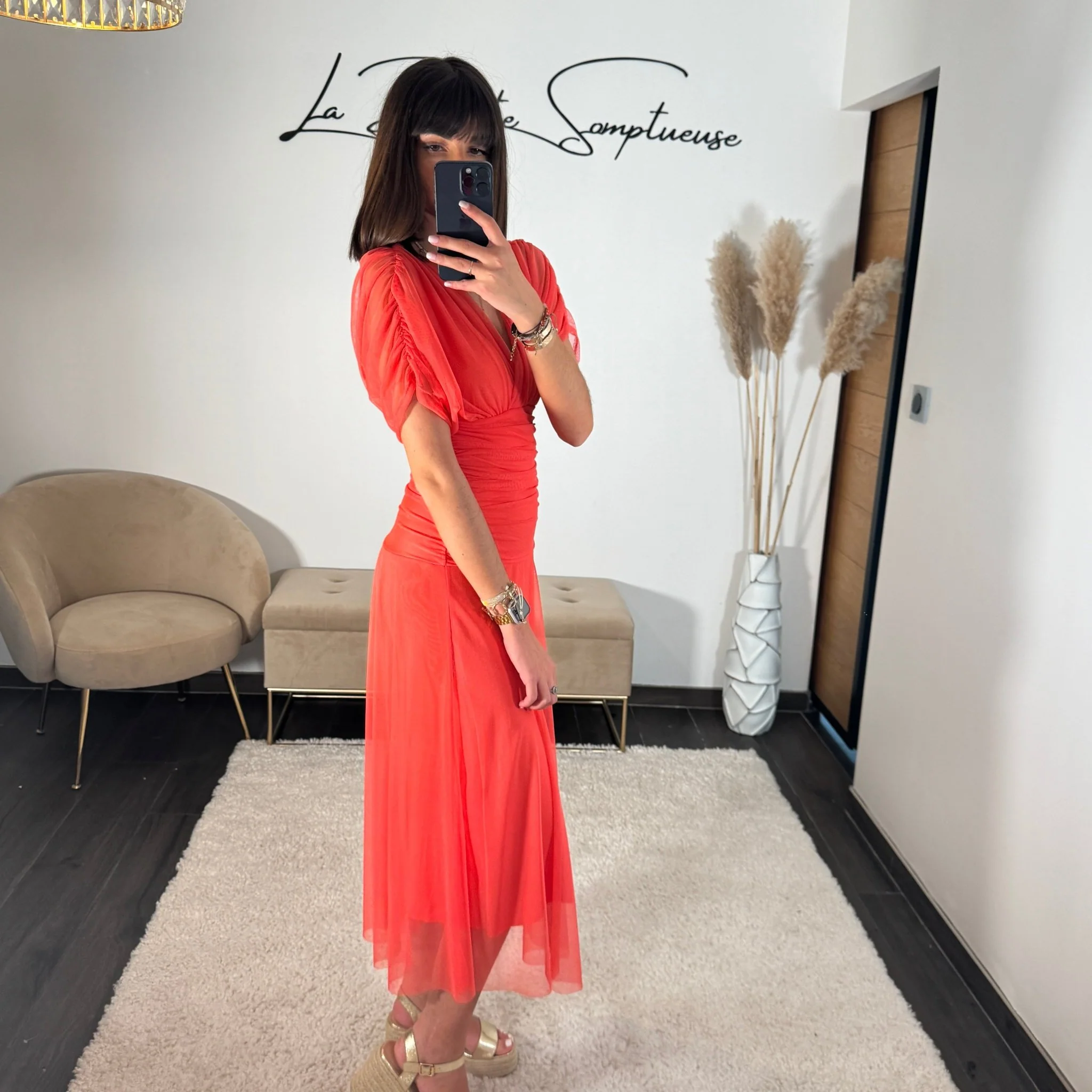 ROBE GARANCE CORAIL - Image 4