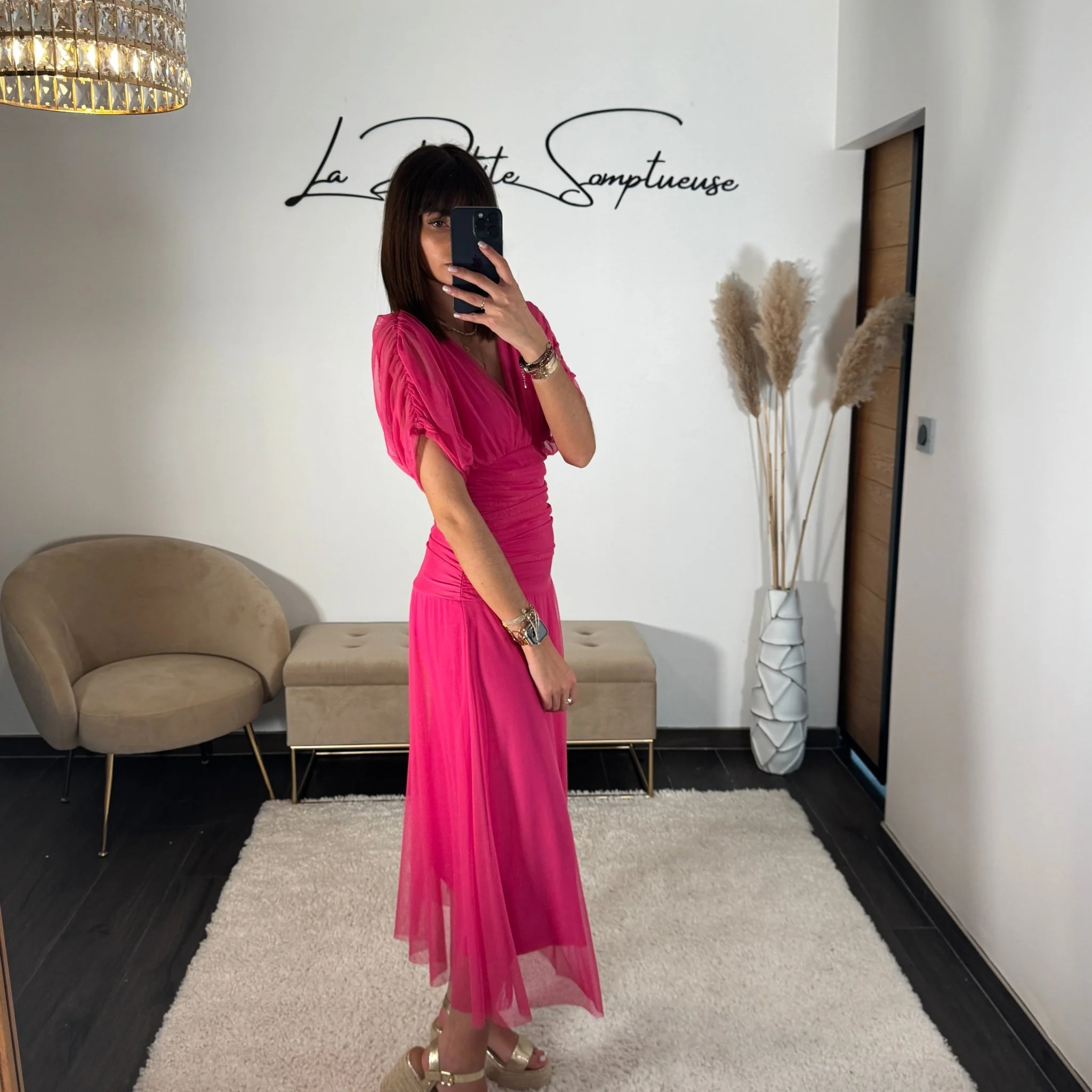 ROBE GARANCE FUCHSIA - Image 3