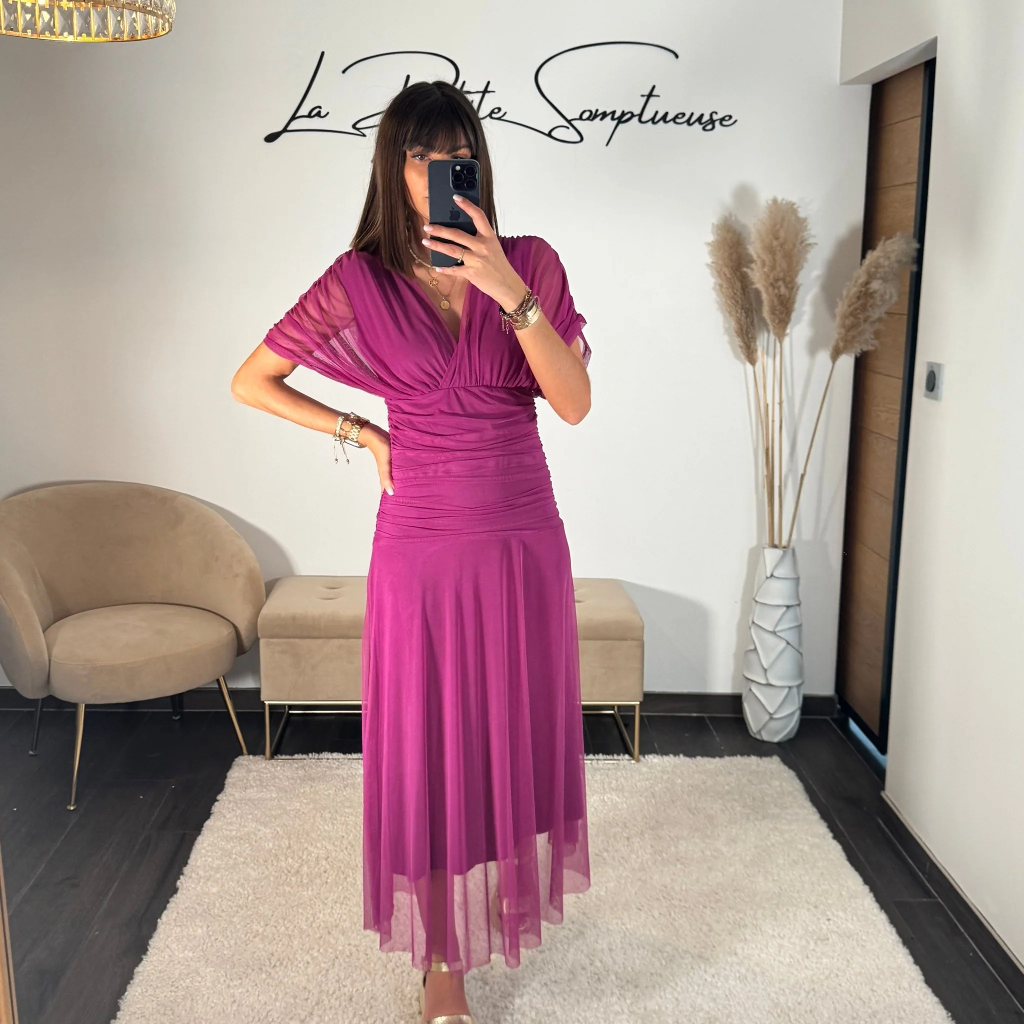 ROBE GARANCE PRUNE