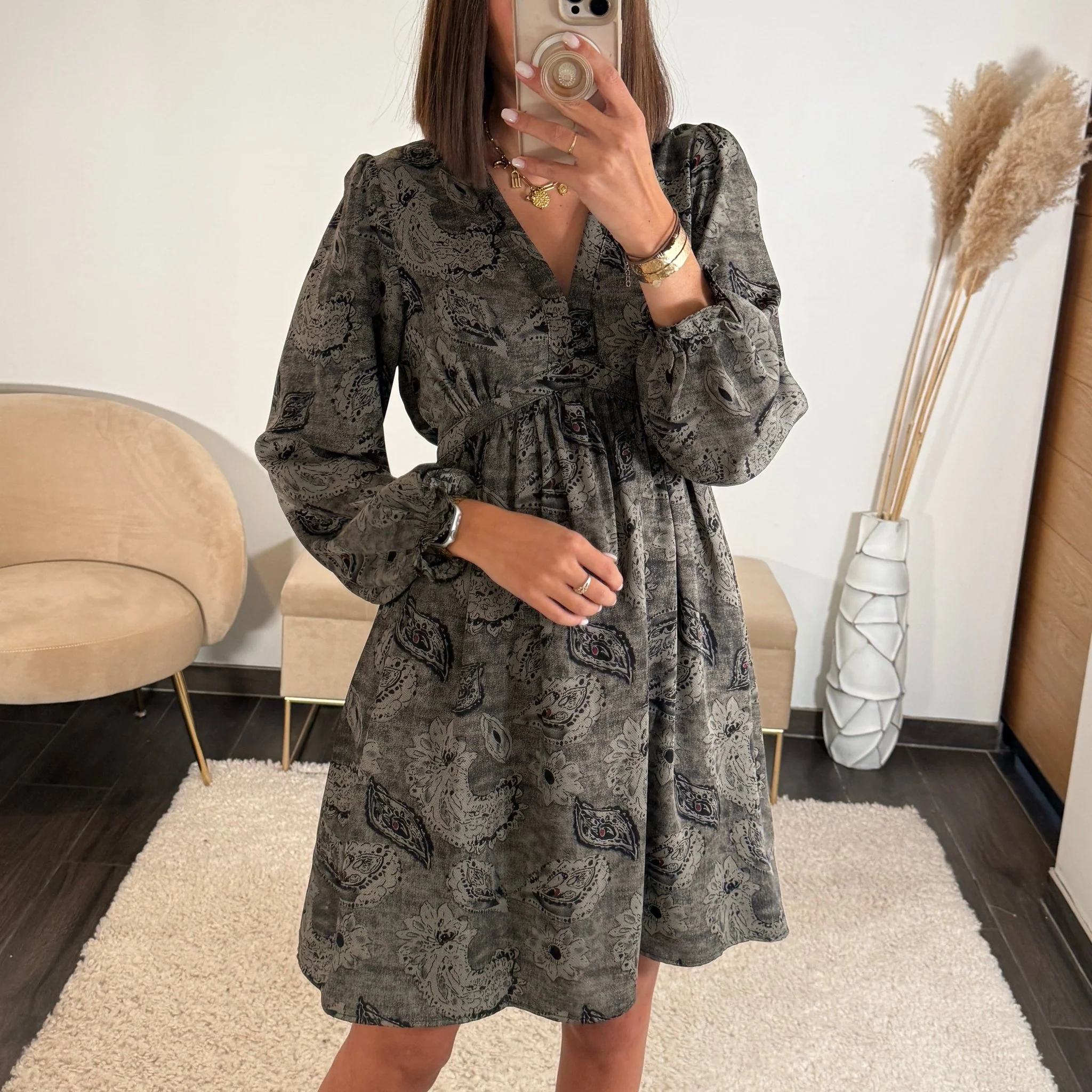 ROBE GRISE AMANDA