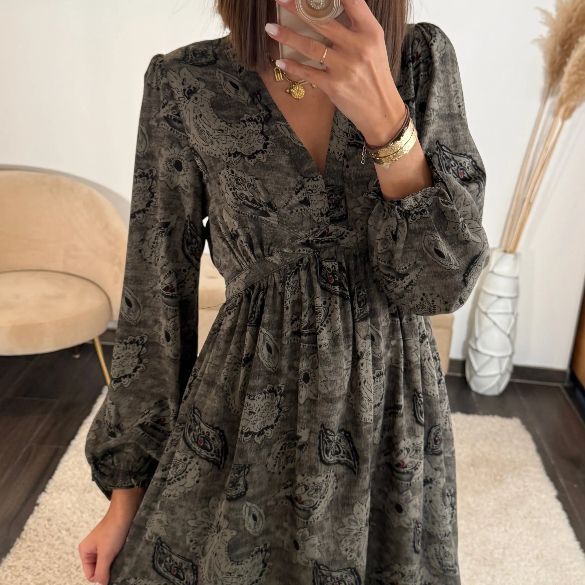 ROBE GRISE AMANDA - Image 2