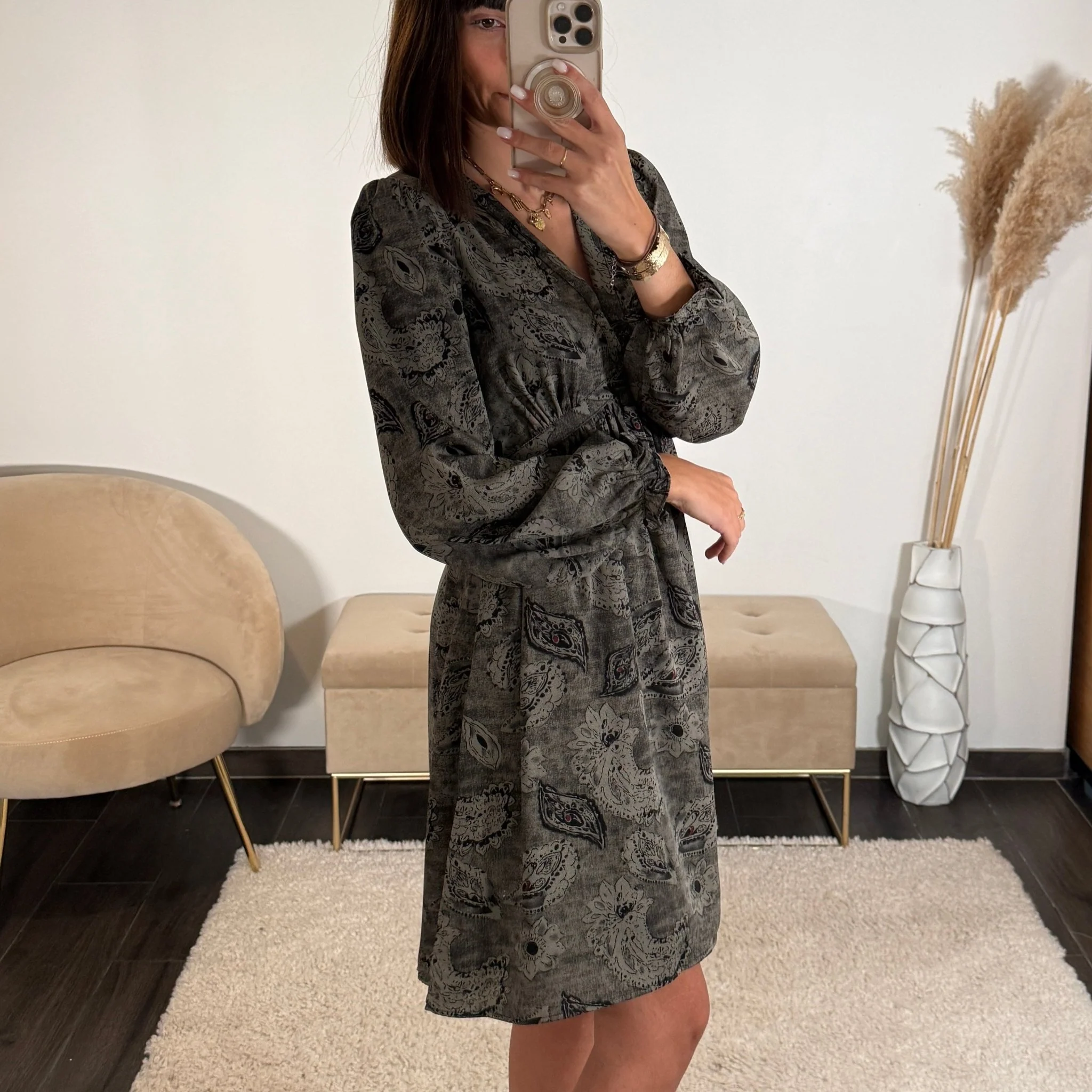 ROBE GRISE AMANDA - Image 3