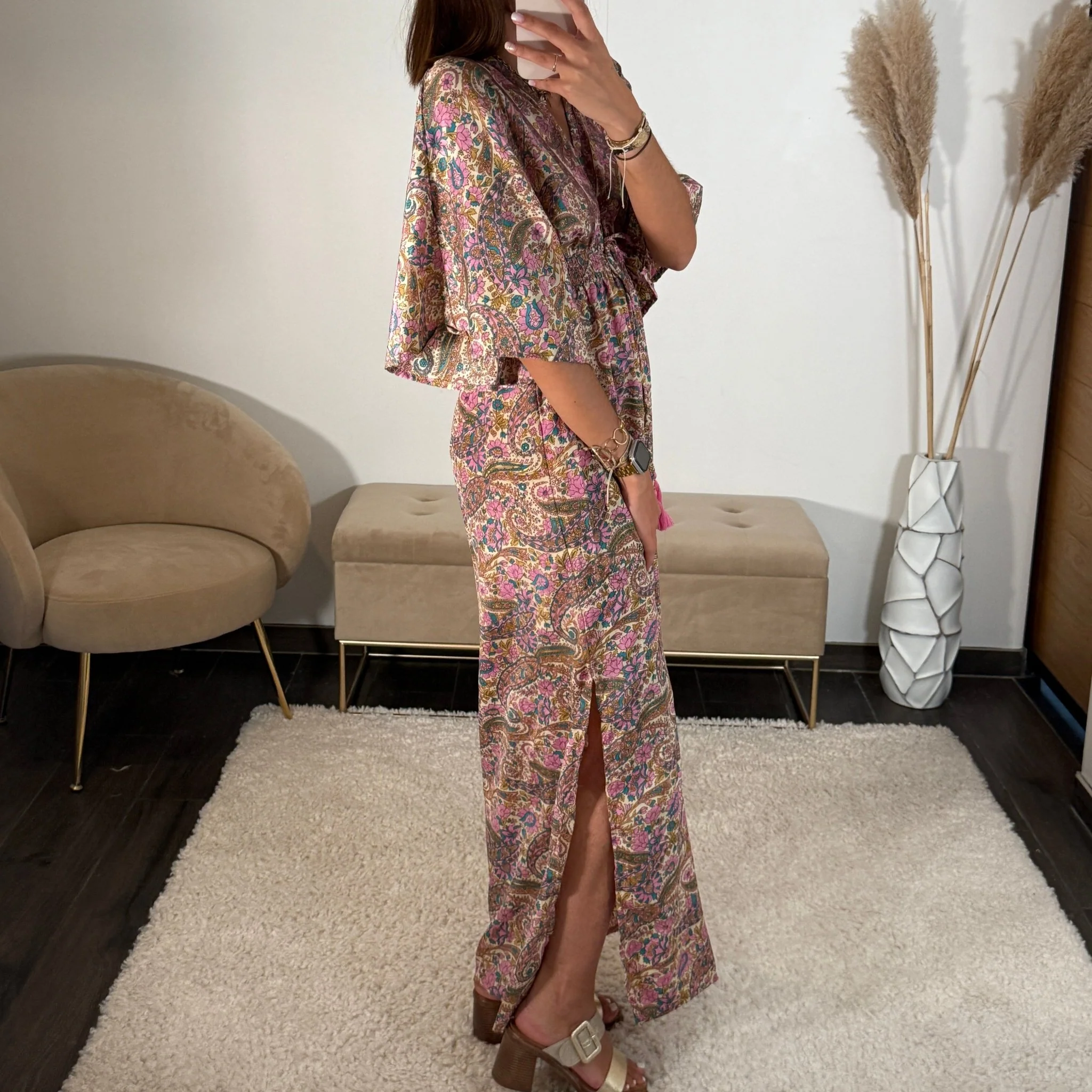 ROBE IMPRIME ROSE JOYCE - Image 3