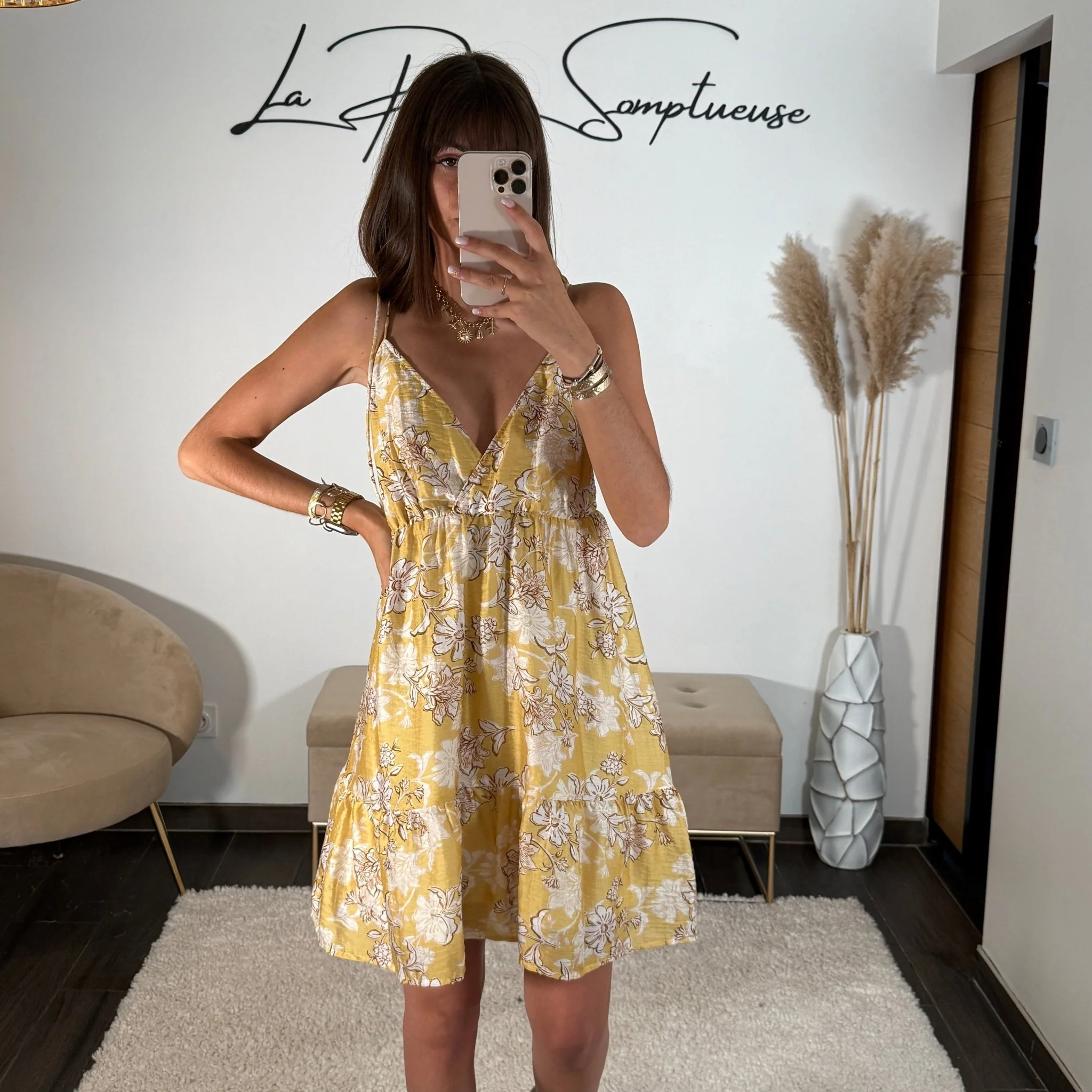 ROBE JAUNE MYLENE