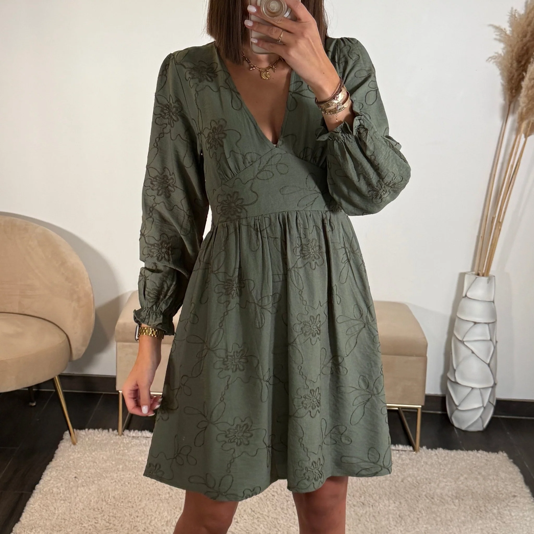 ROBE KAKI ALEXANDRA