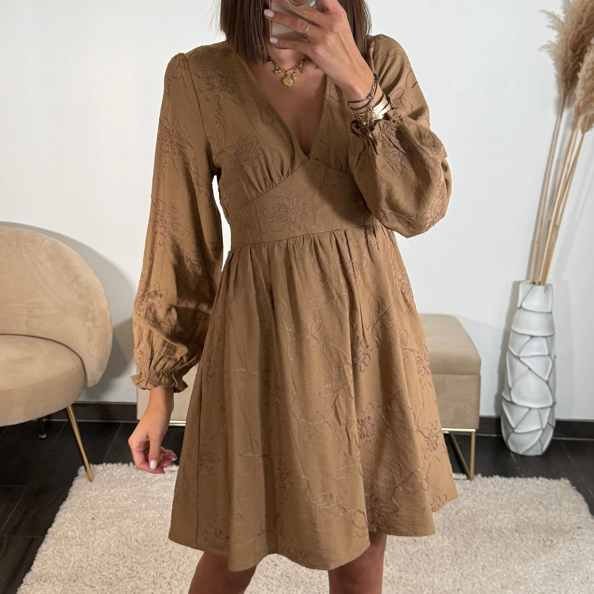 ROBE TAUPE ALEXANDRA