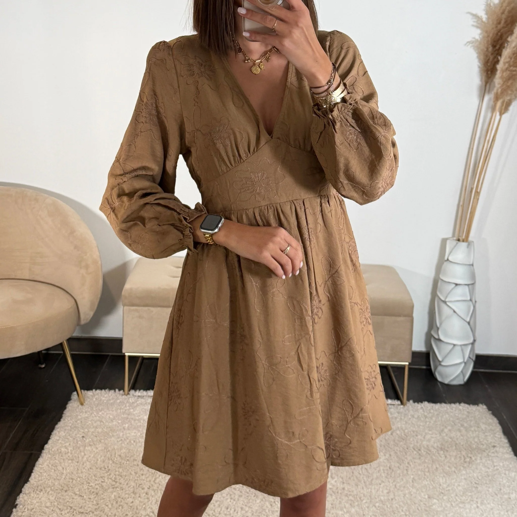 ROBE TAUPE ALEXANDRA - Image 2