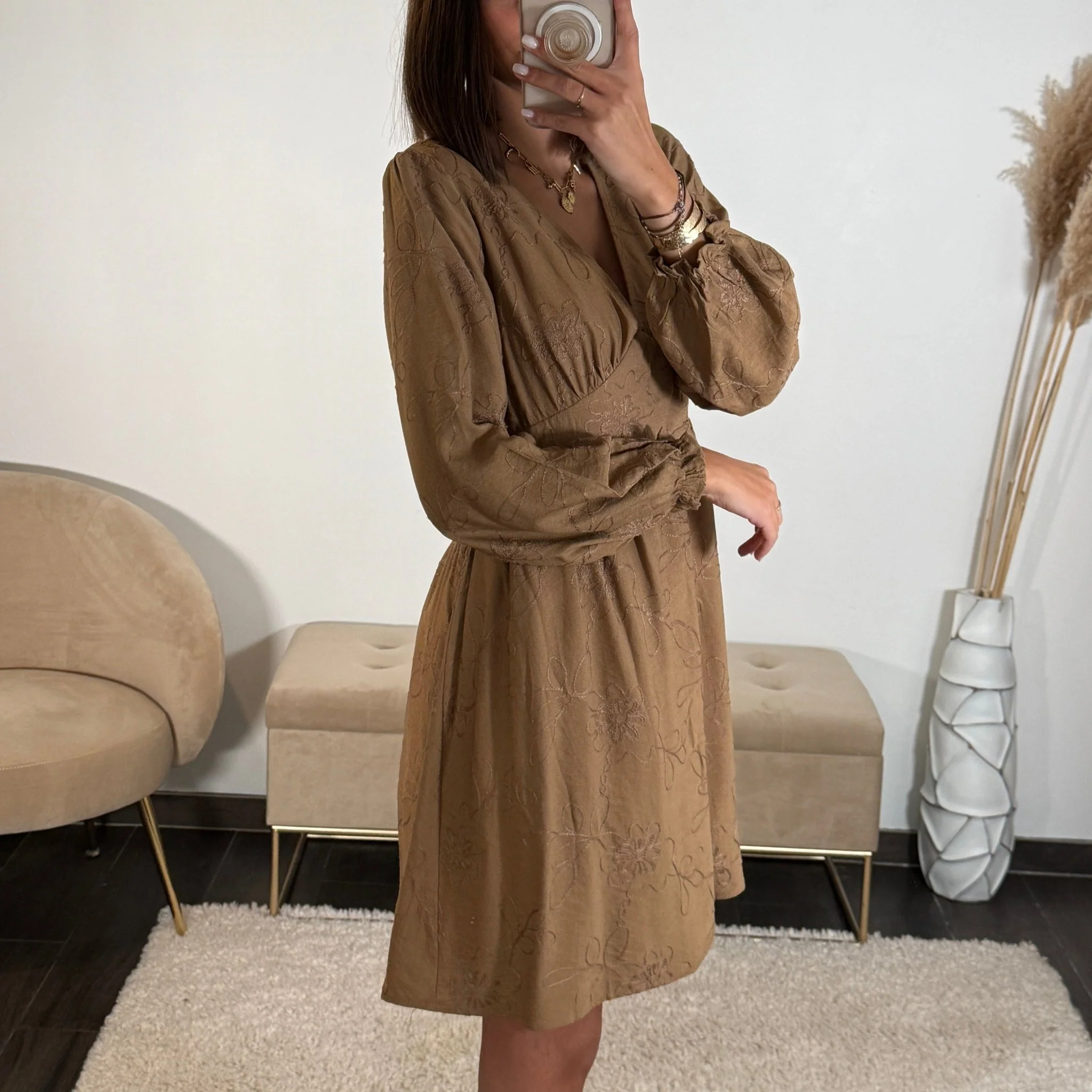 ROBE TAUPE ALEXANDRA - Image 3