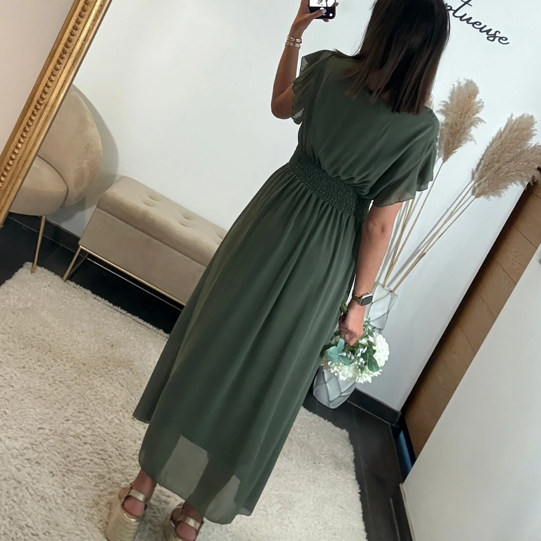 ROBE KAKI ALICIA - Image 3