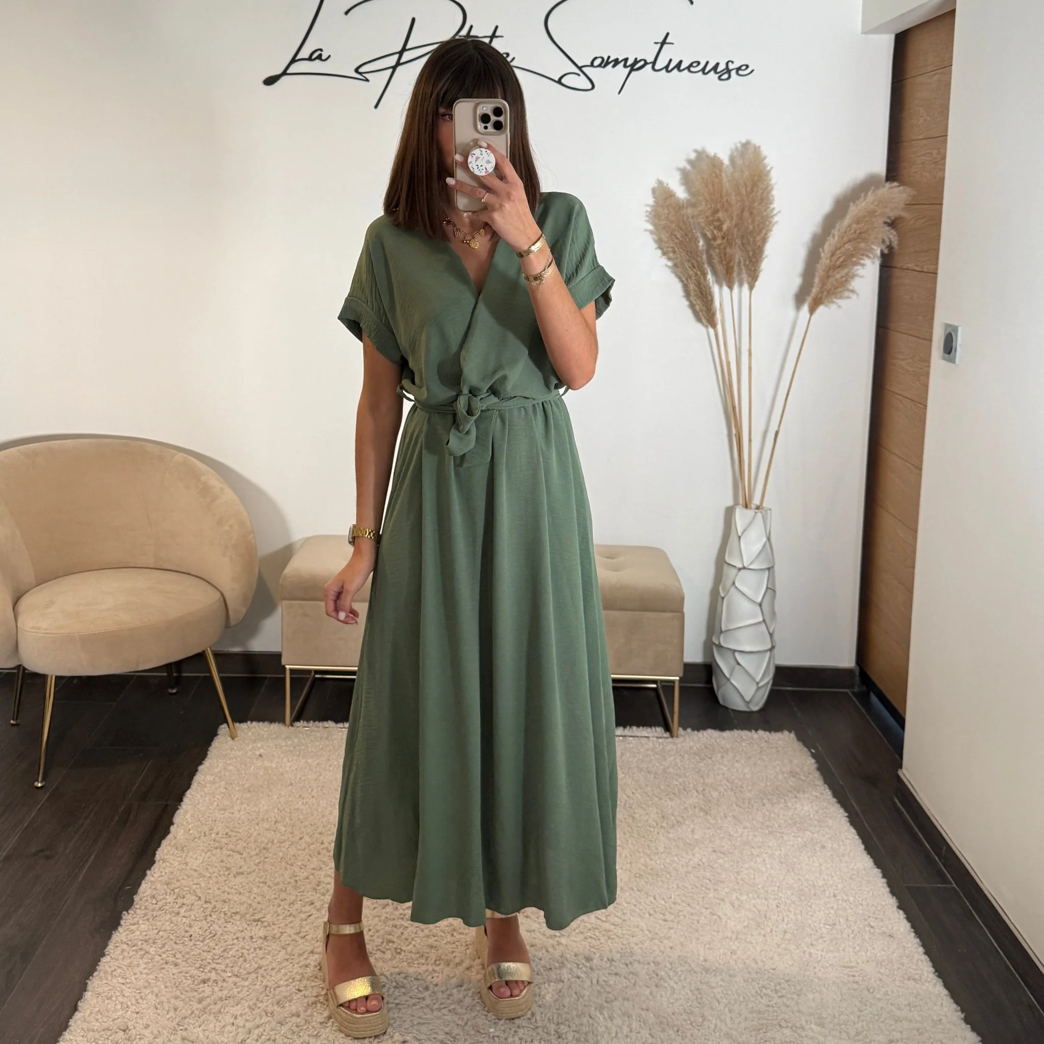 ROBE KAKI CHLOE - Image 2
