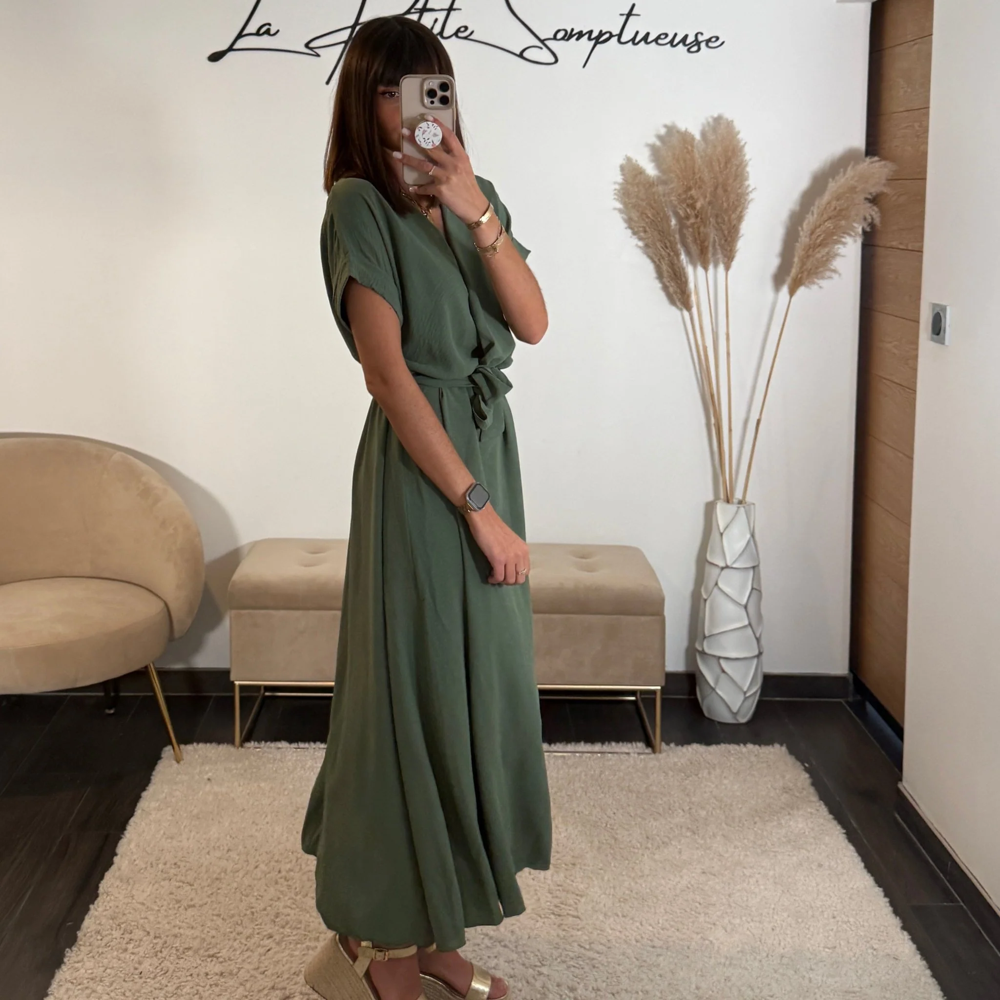 ROBE KAKI CHLOE - Image 3